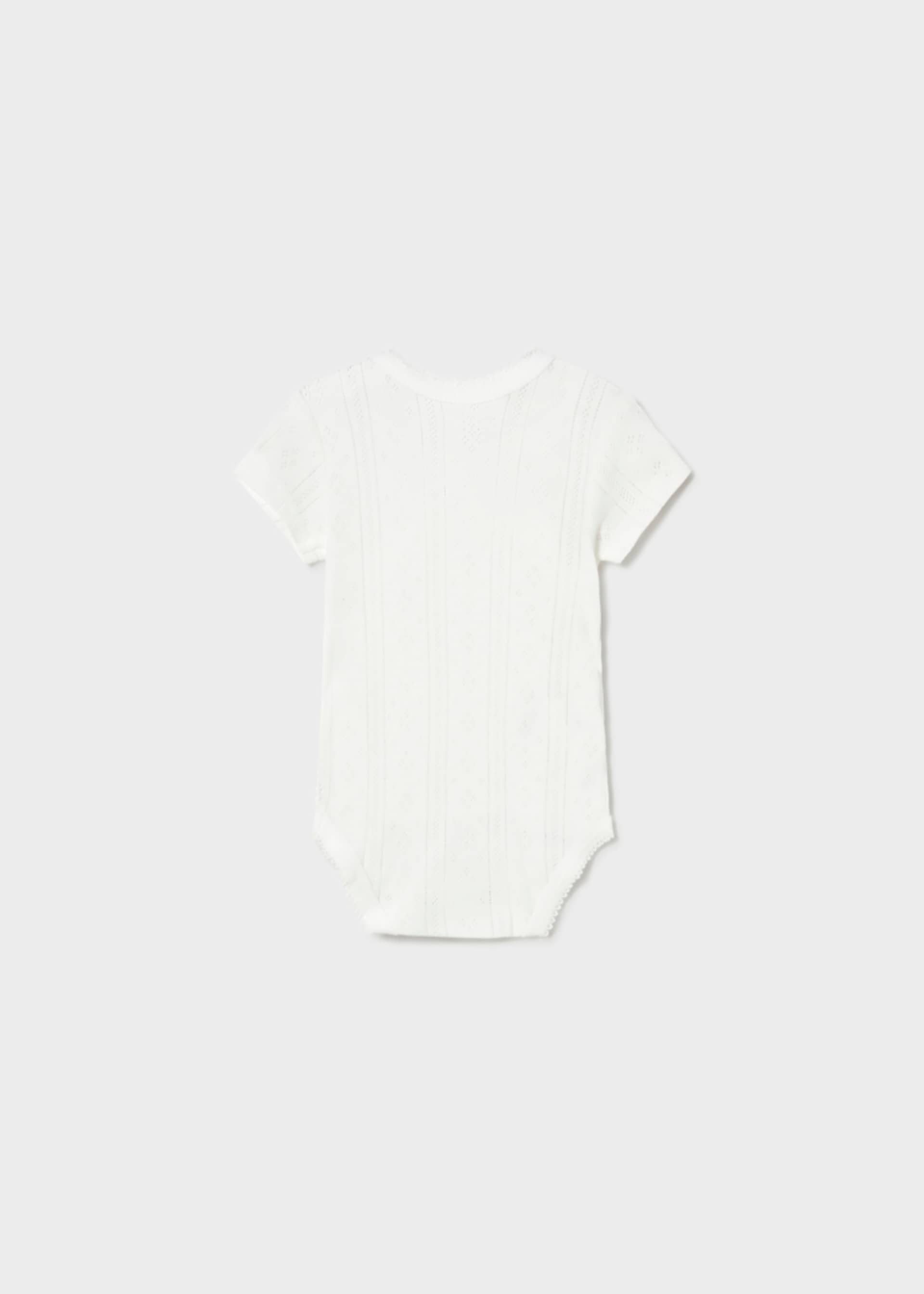 Newborn Girl Openwork Bodysuit
