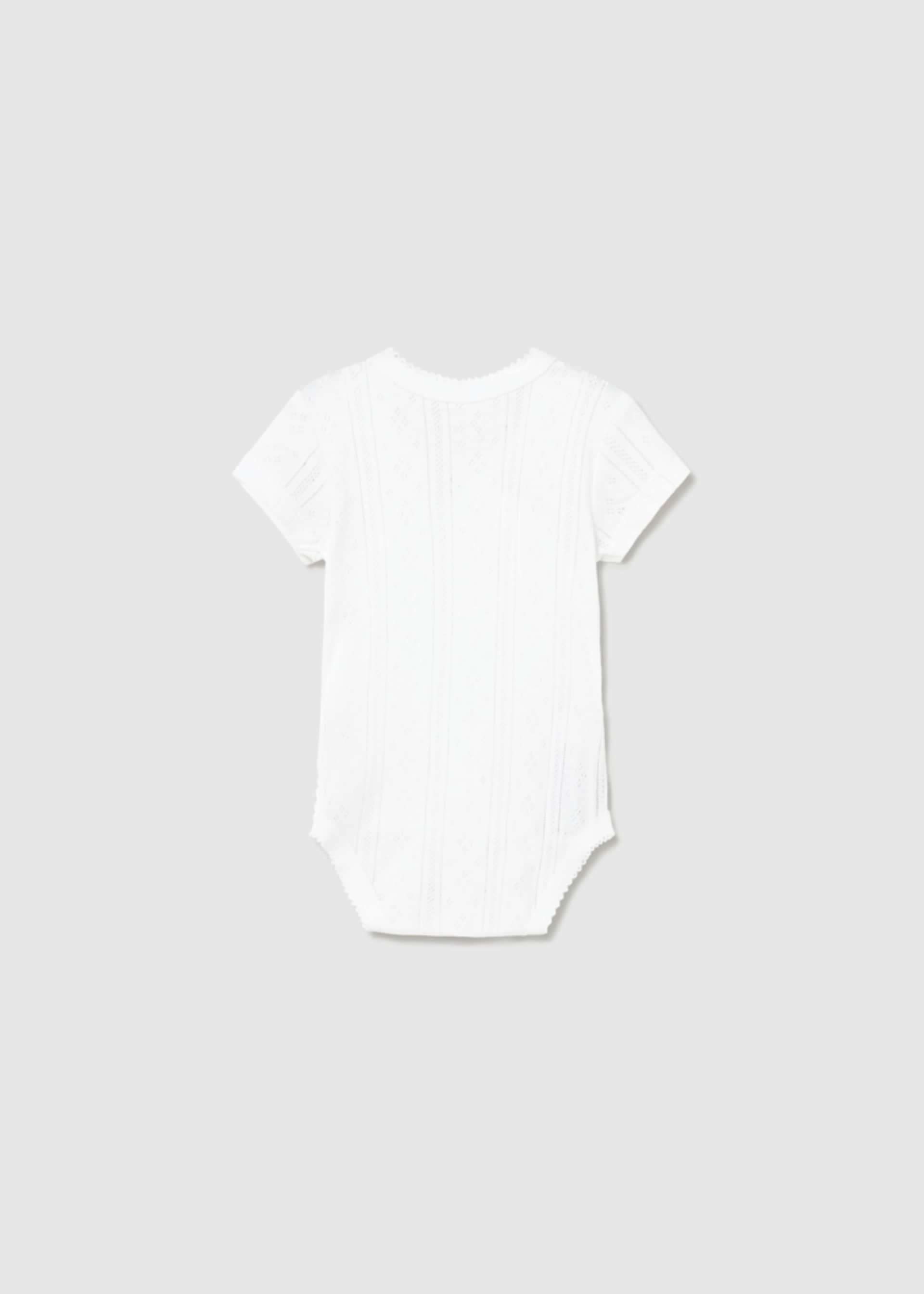Newborn Girl Openwork Bodysuit