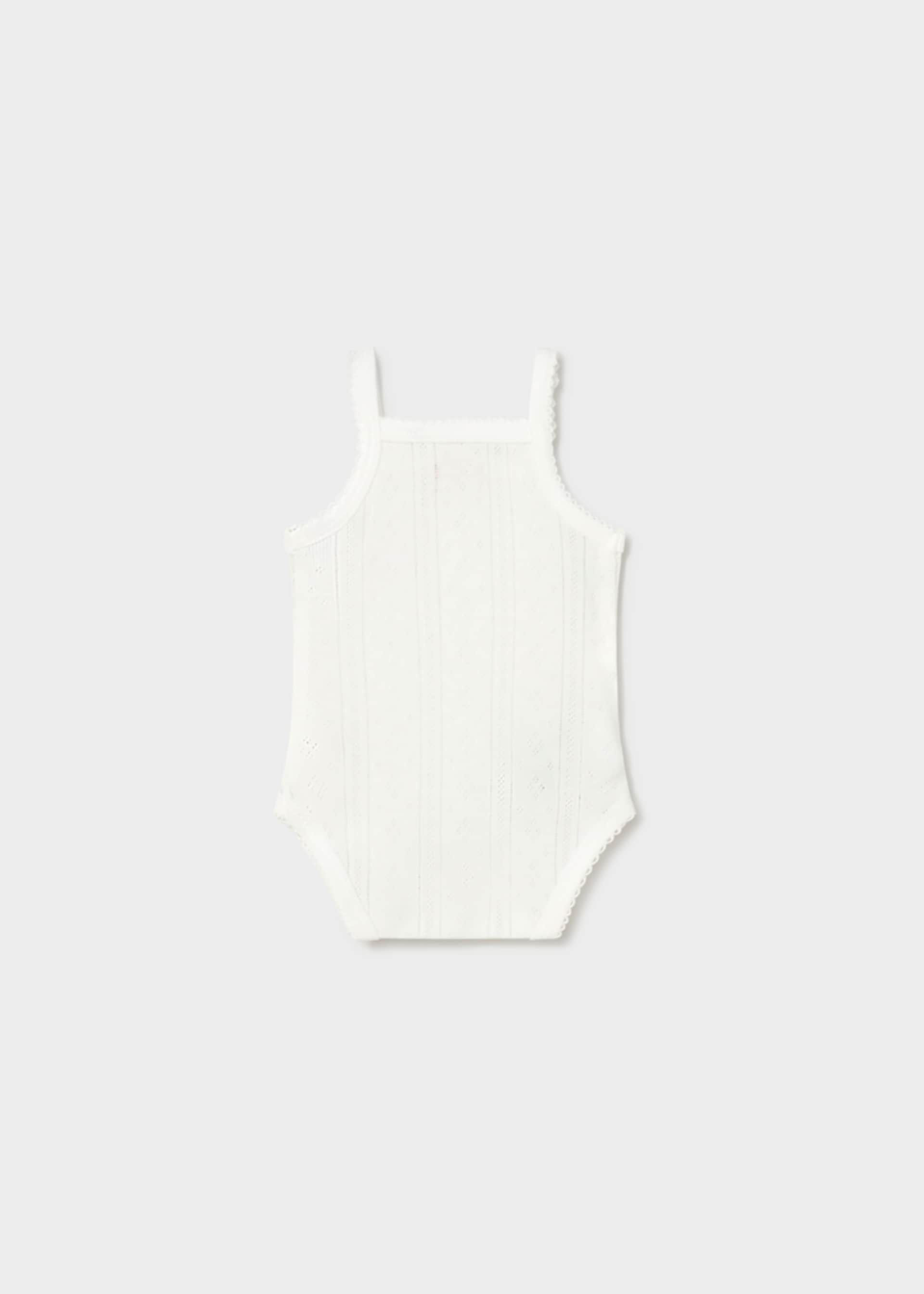 Newborn Girl Openwork Bodysuit