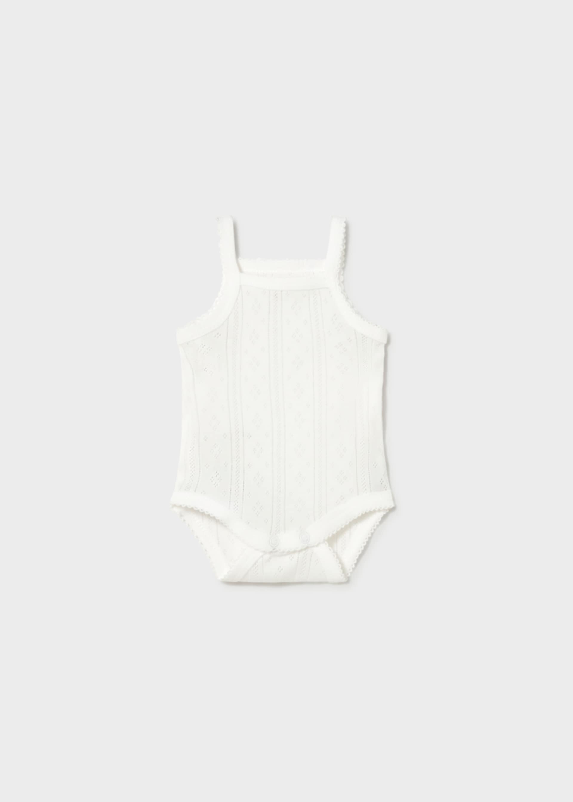 Newborn Girl Openwork Bodysuit