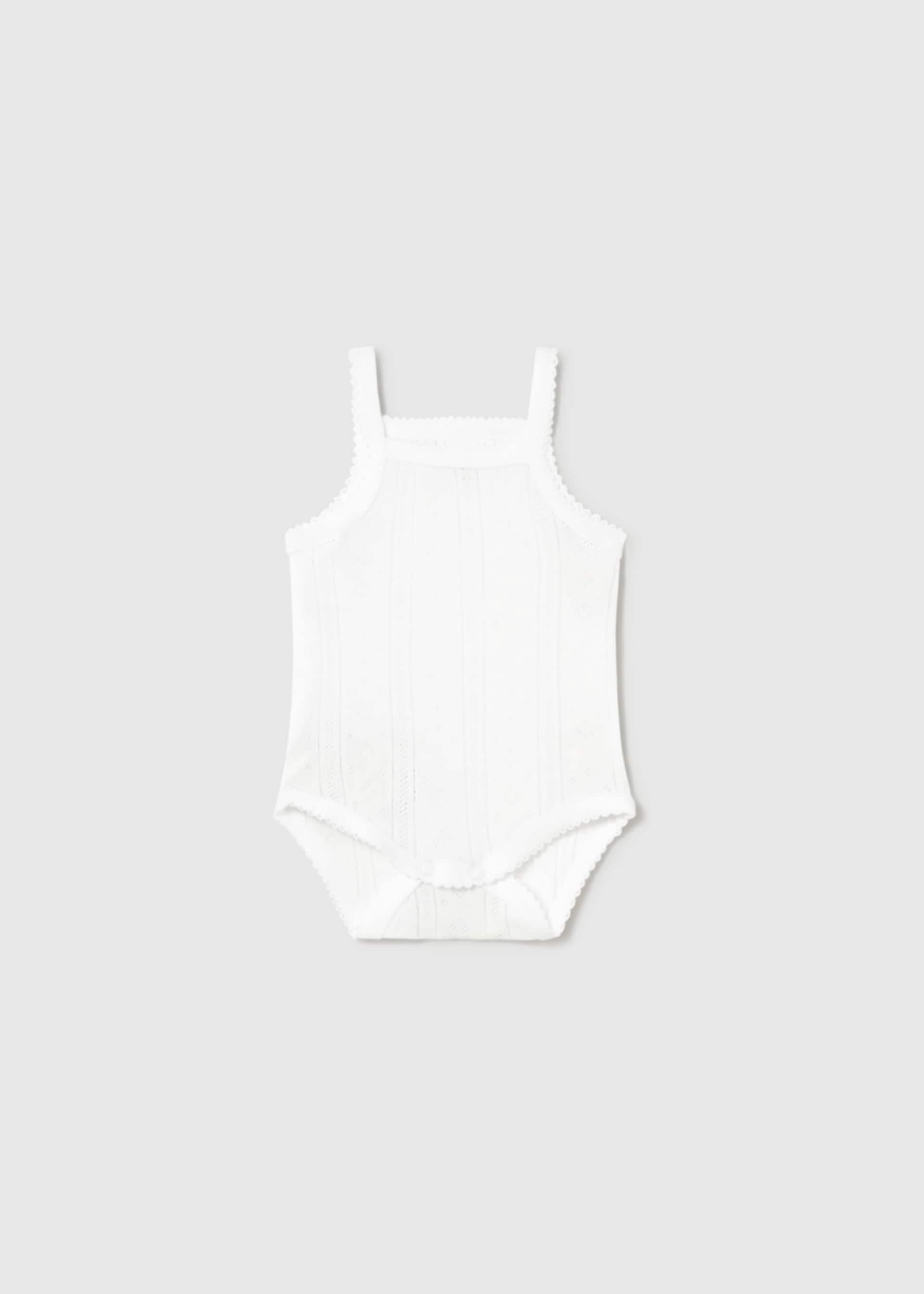 Newborn openwork bodysuit