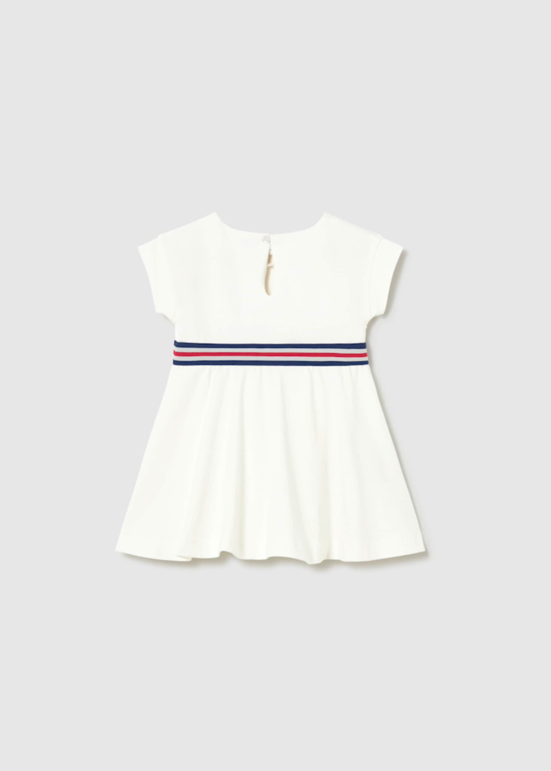 Baby Dress with Contrast Waistband