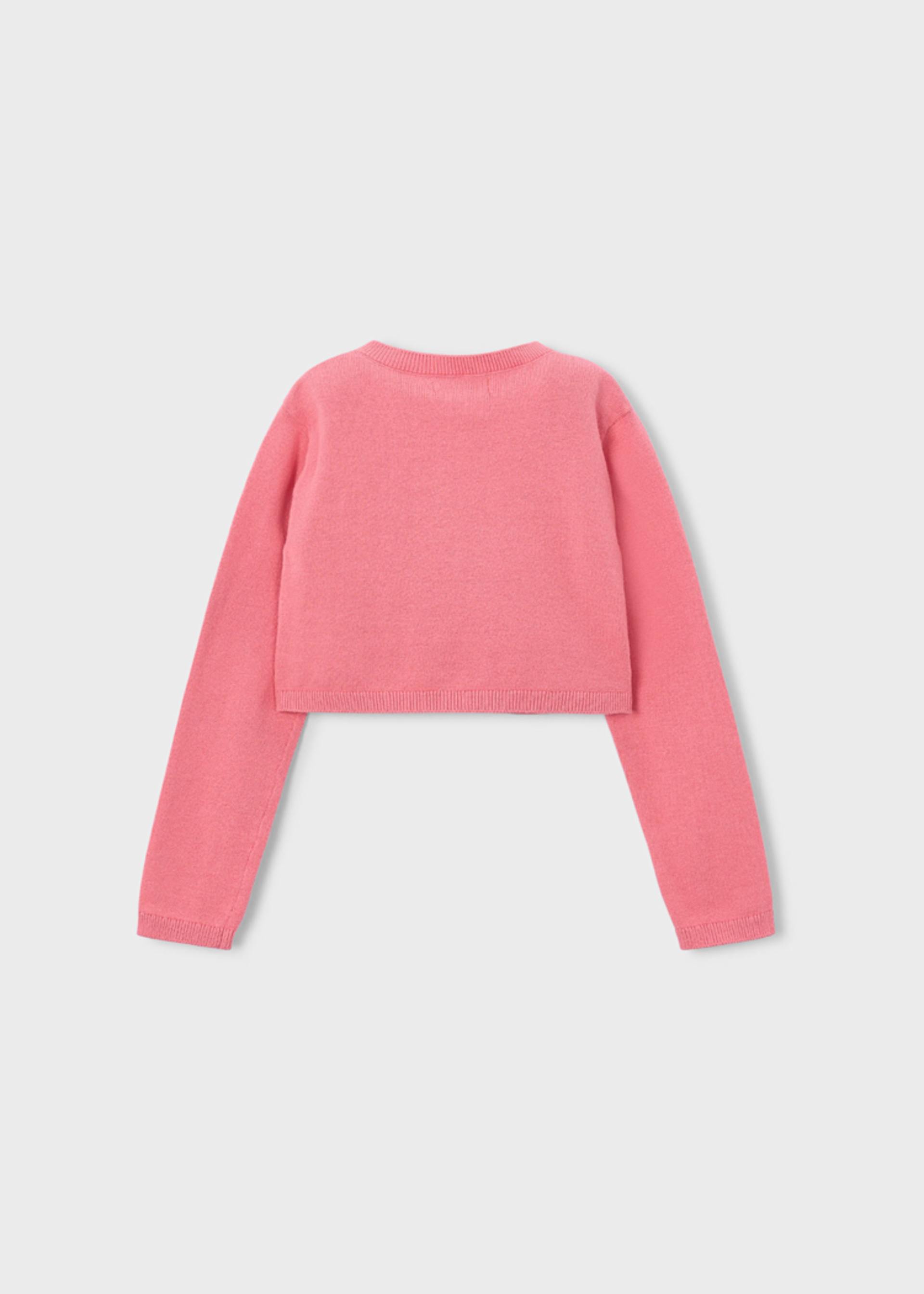 Girl Knit Crop Cardigan