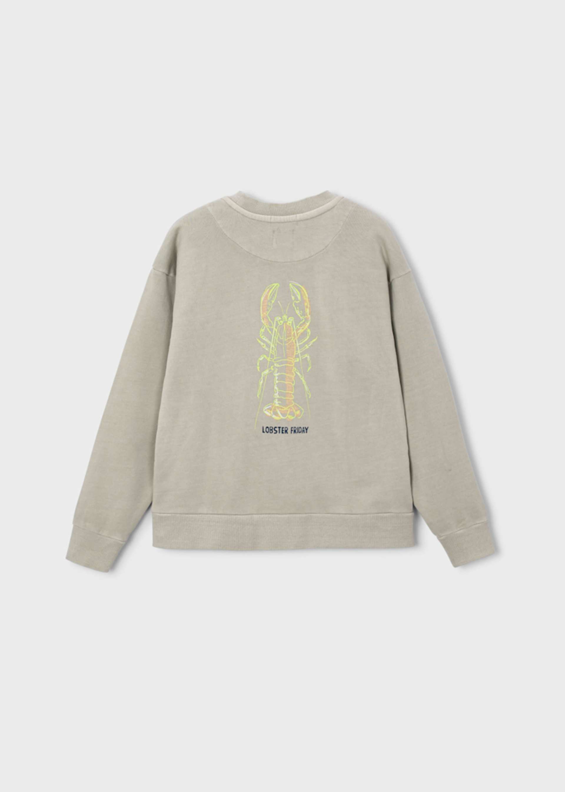 Boy Sweatshirt Lobster Graphic Boston Kids