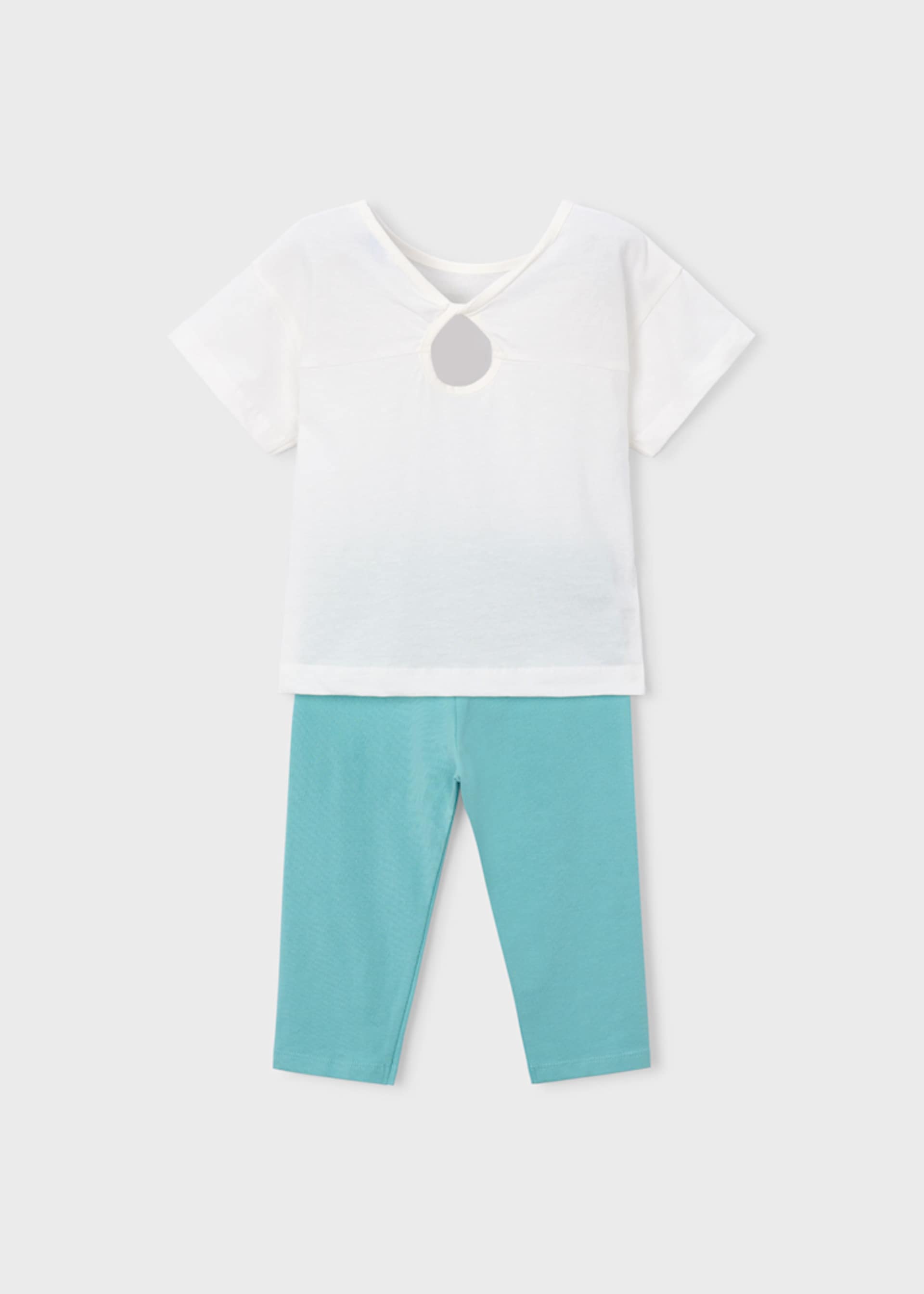 Girl Capri Leggings and T-shirt Set
