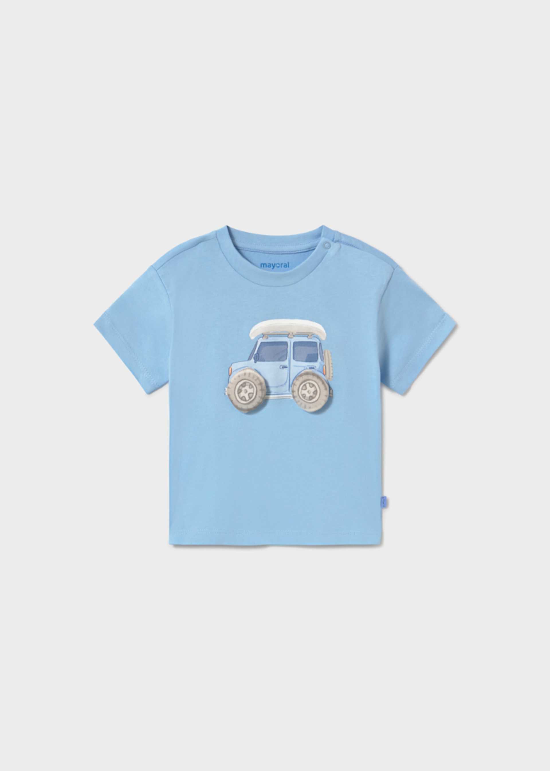 T-shirt com aplique bebé