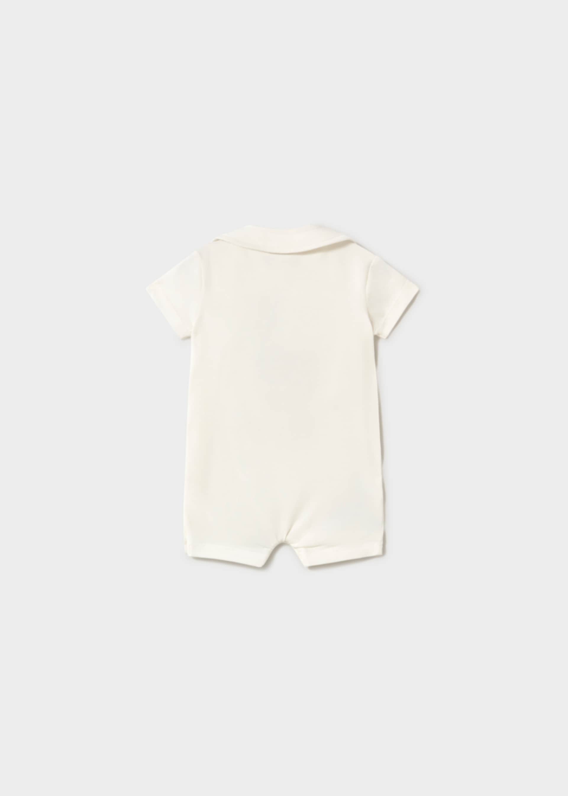 Pijama corta con babero recién nacido