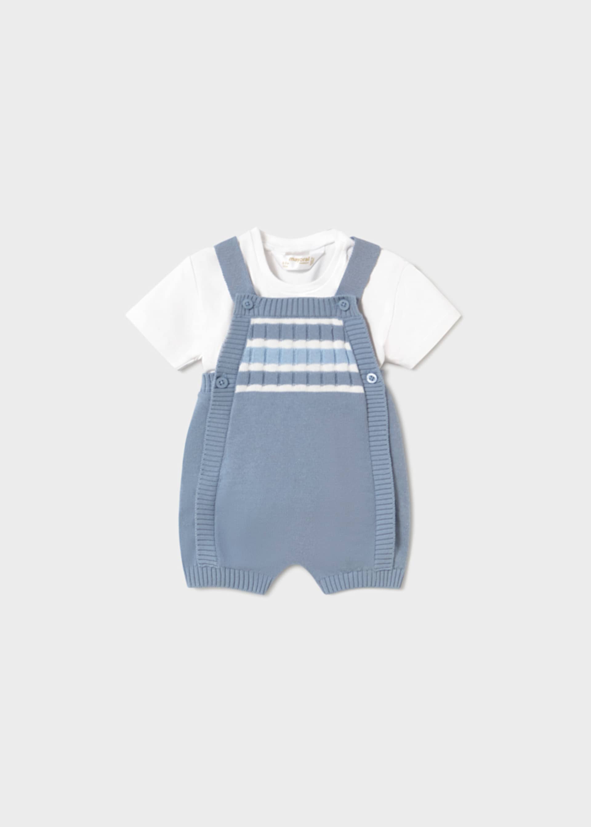 Set Latzhose und T-Shirt Neugeborene