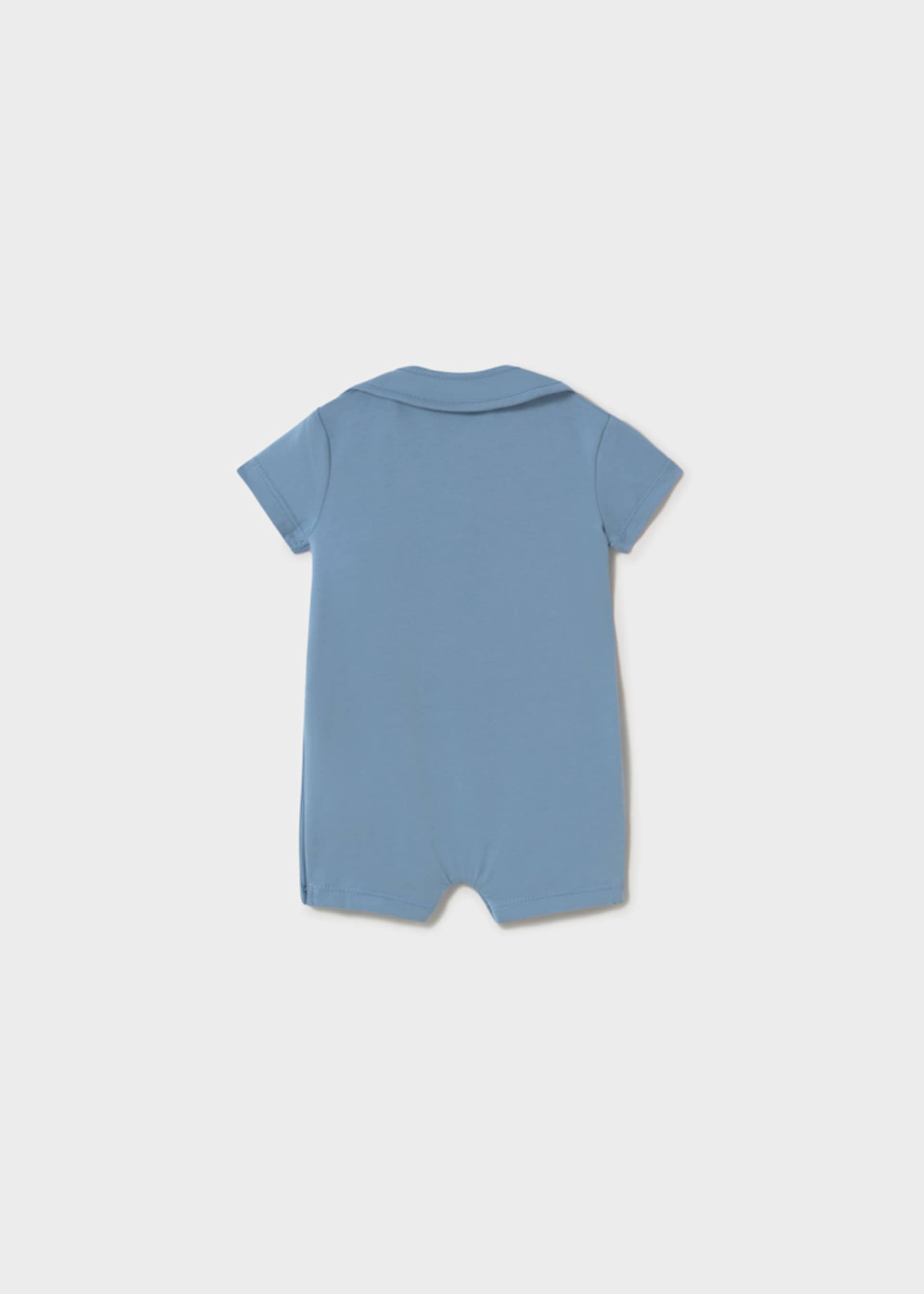 Newborn Boy Romper with Bib Set