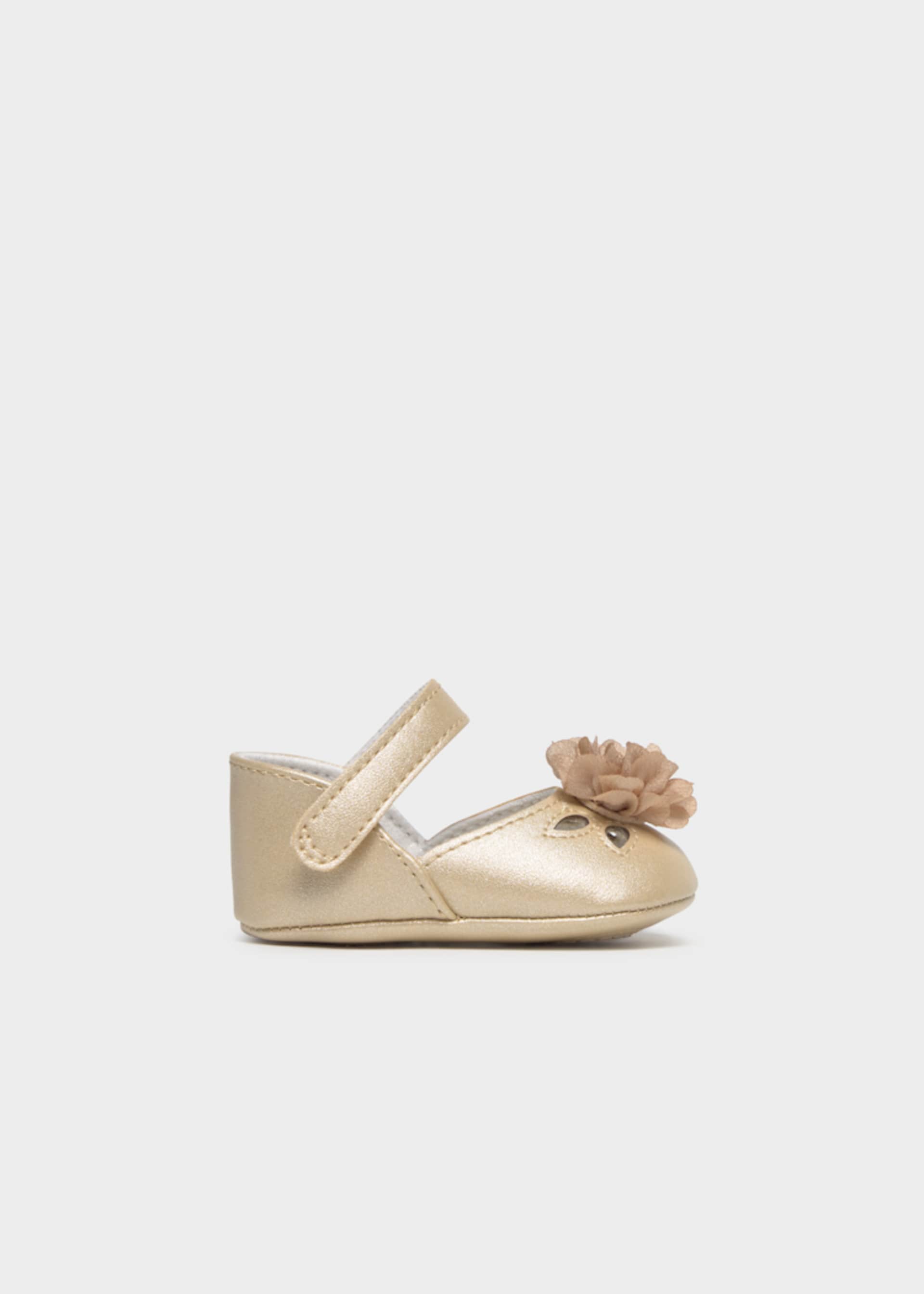 Newborn Girl Flower Mary Janes
