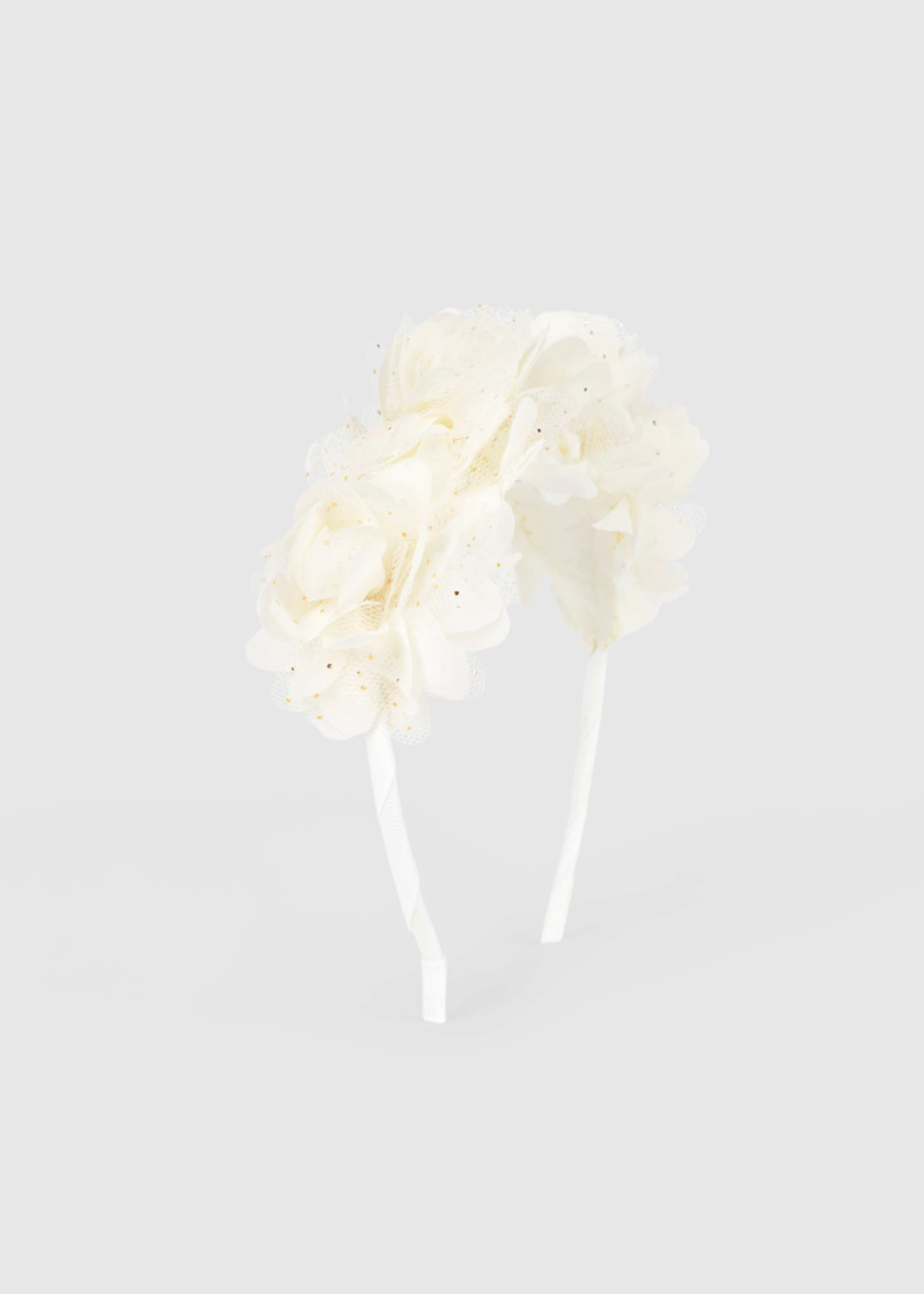 Cerchietto fiori neonata