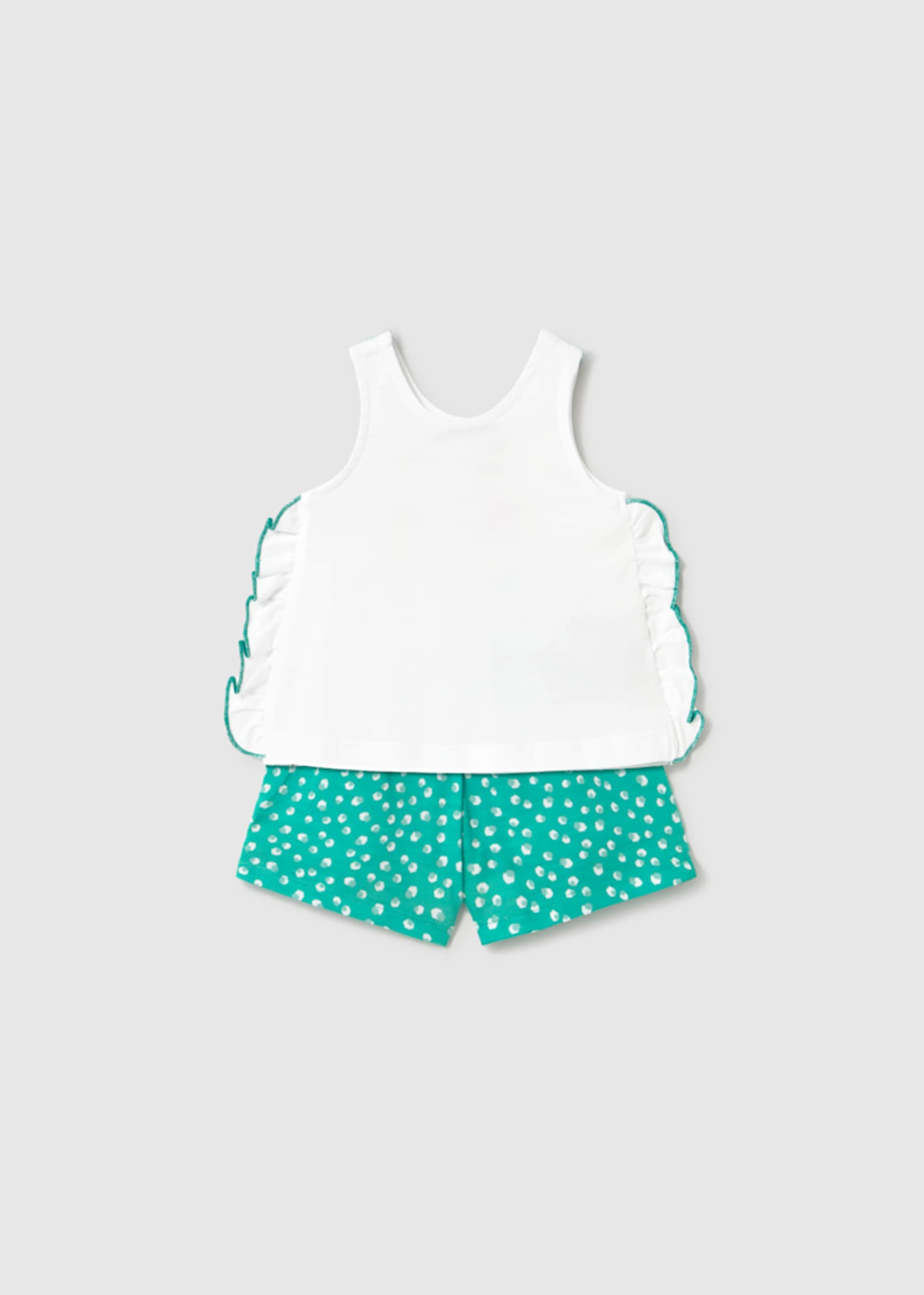 Conjunto short estampado y playera bebé