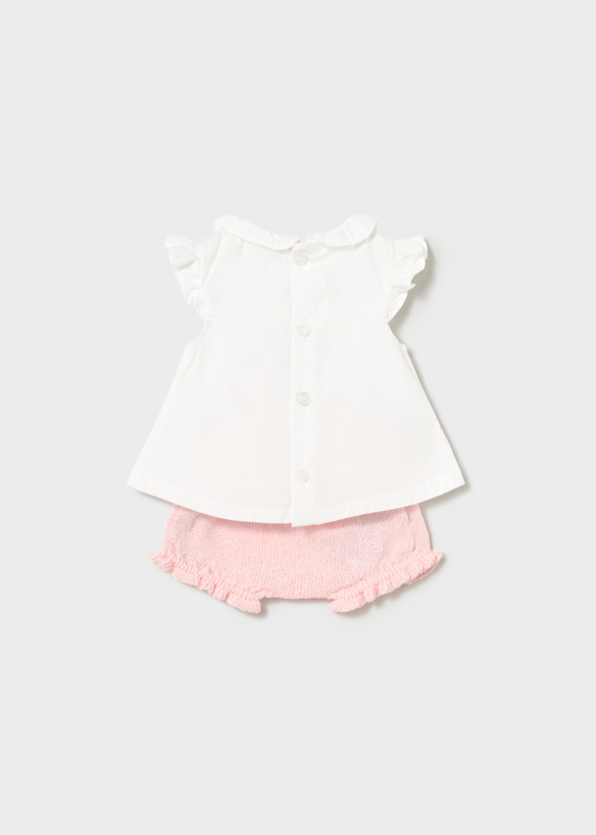 Set kurze Hose und Poloshirt Neugeborene