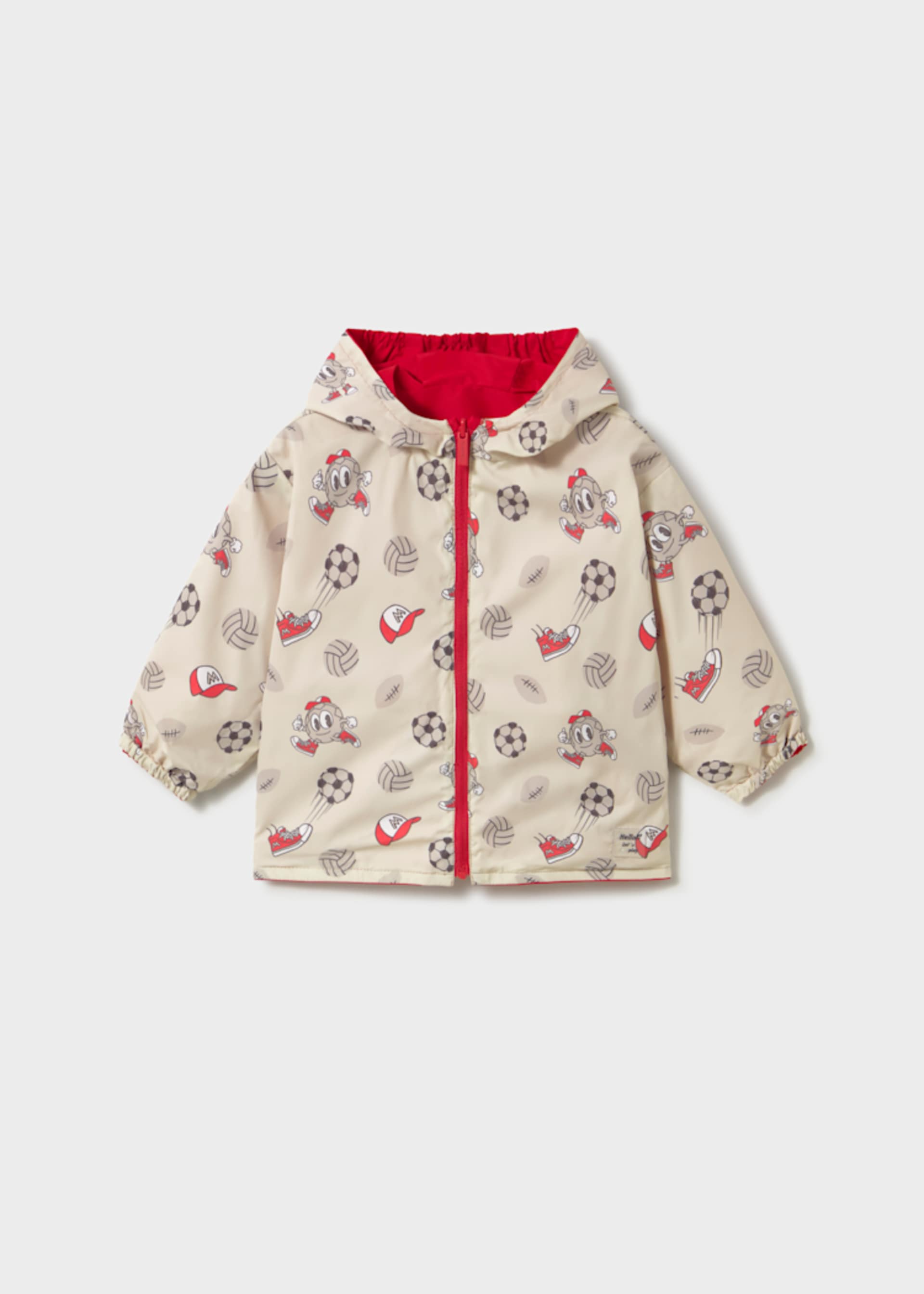 Reversible baby windbreaker