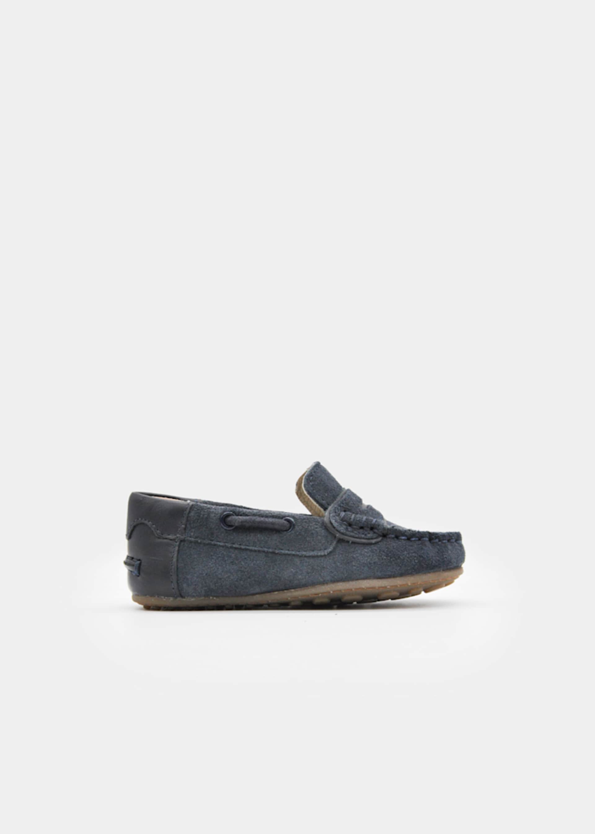 Baby suede dress loafers