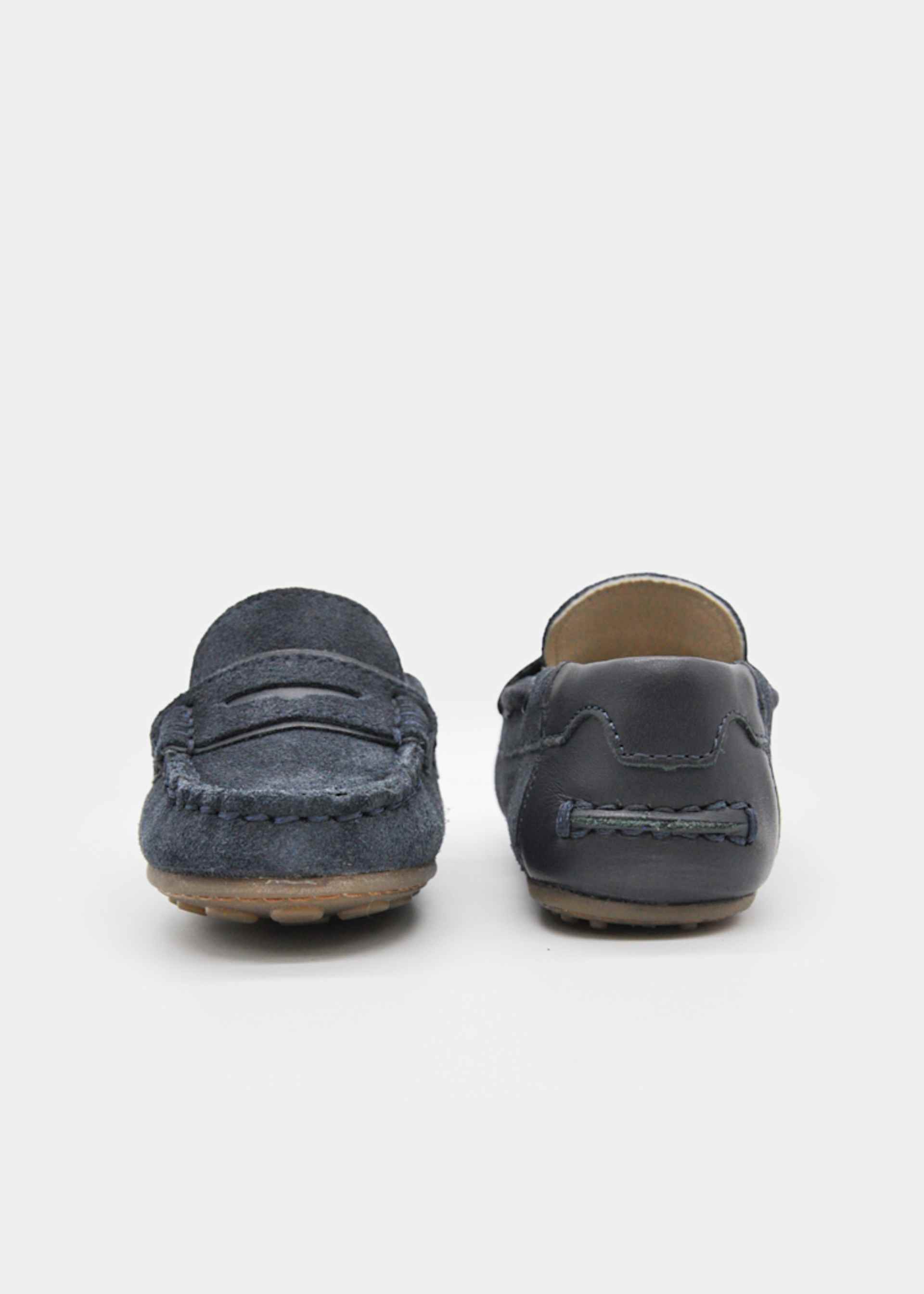 Mocassins en cuir suédé bébé