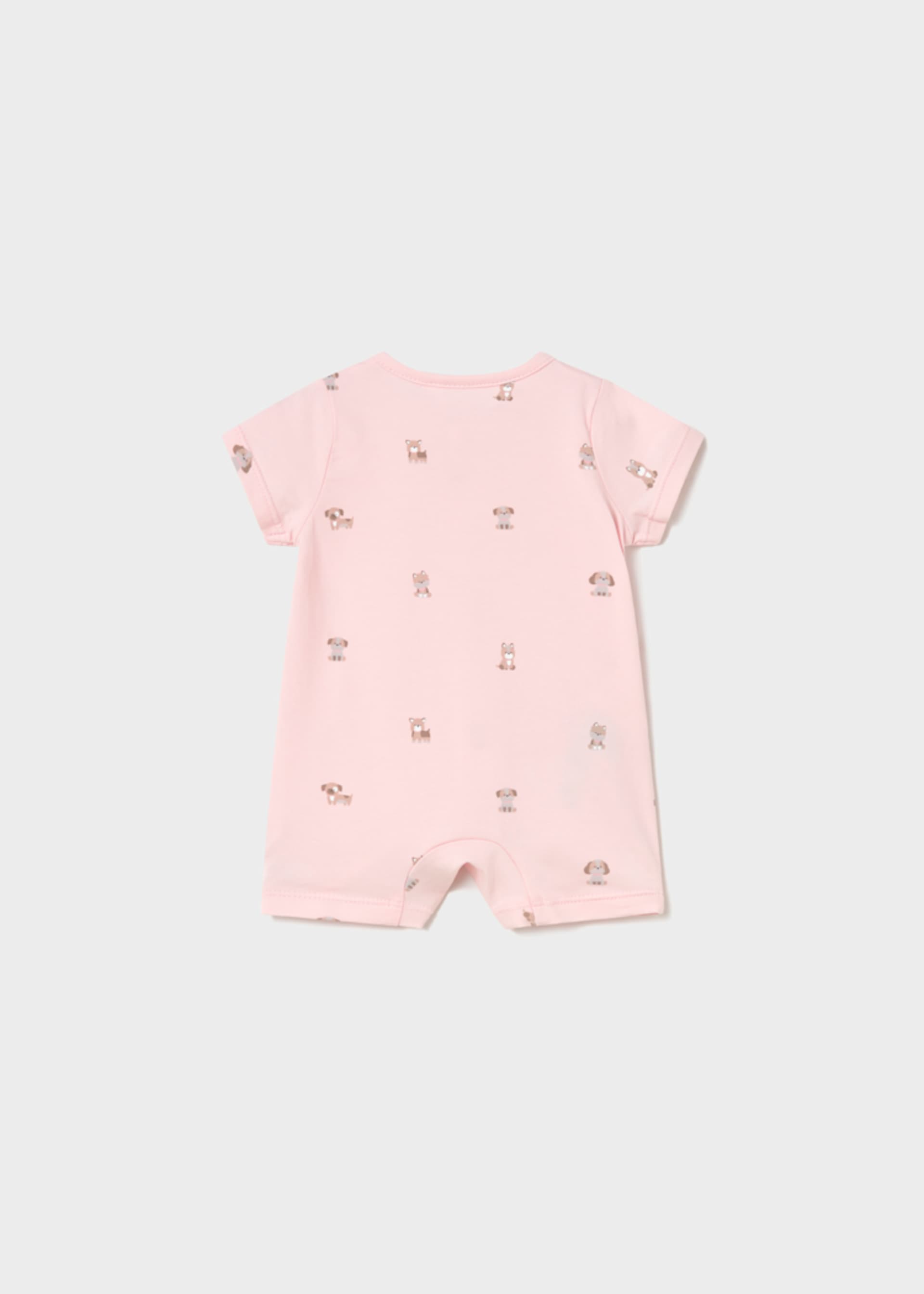 Newborn Boy Printed Romper