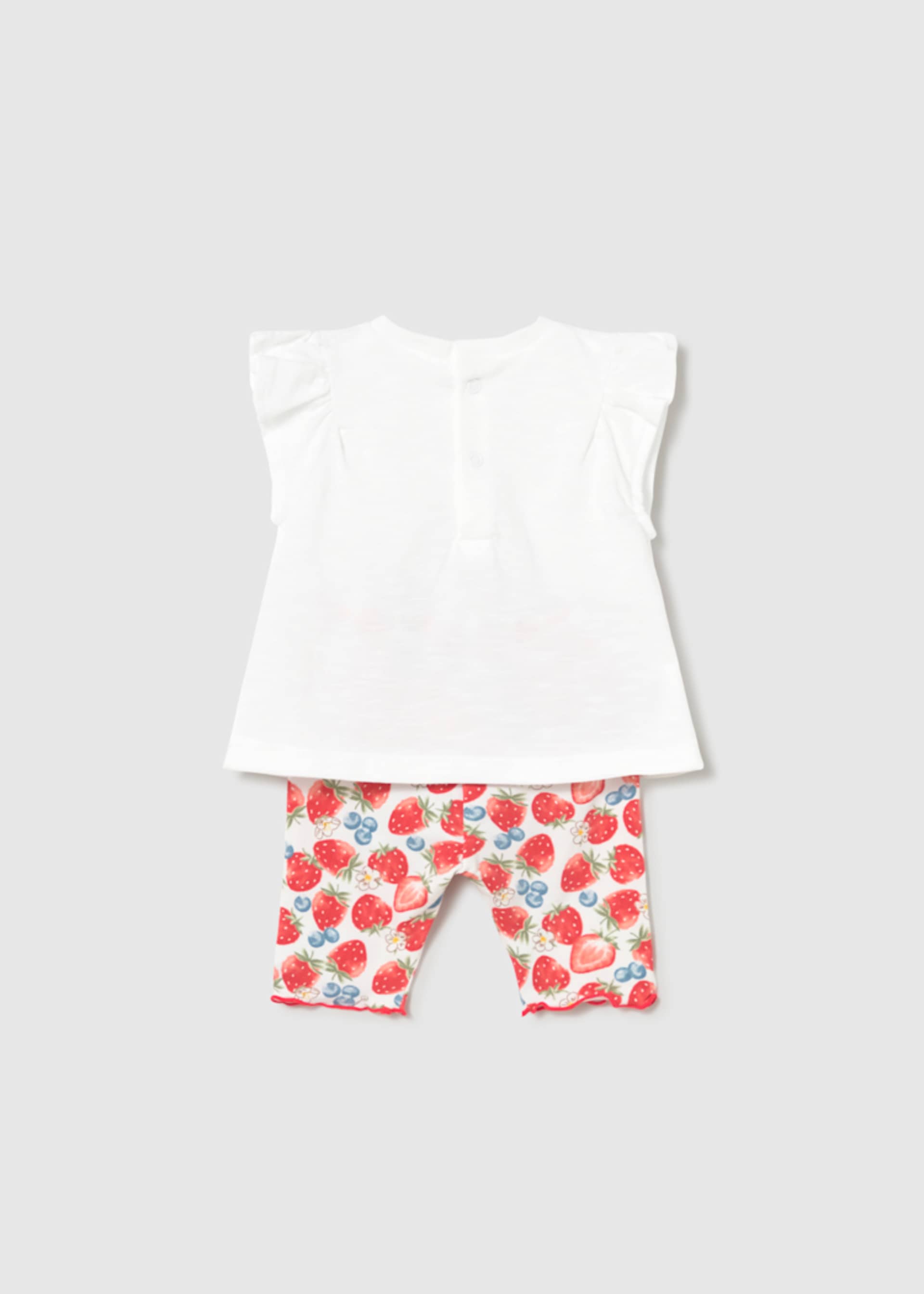 Conjunto legging estampado y playera recién nacida