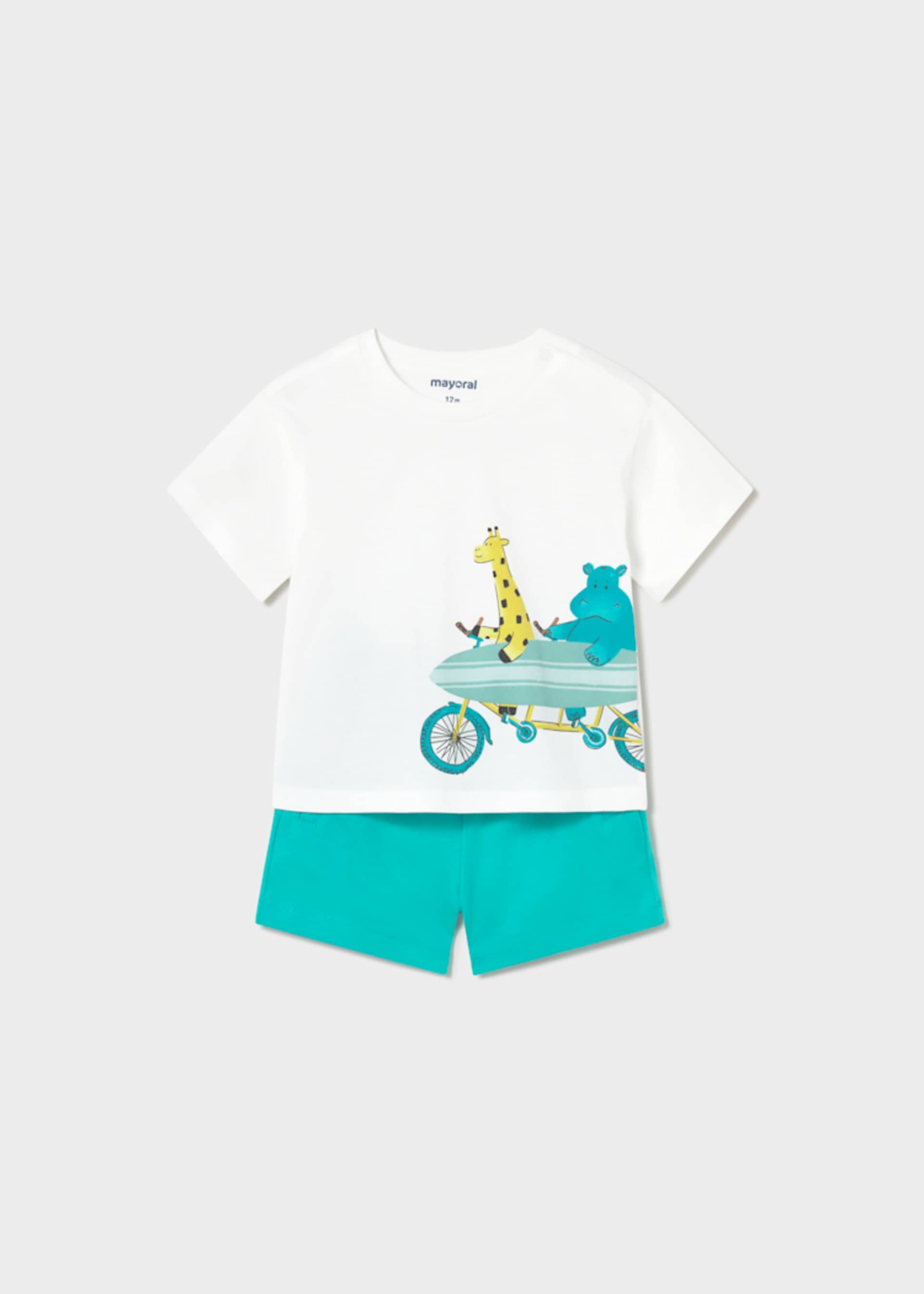 Baby surf trousers and T-shirt set