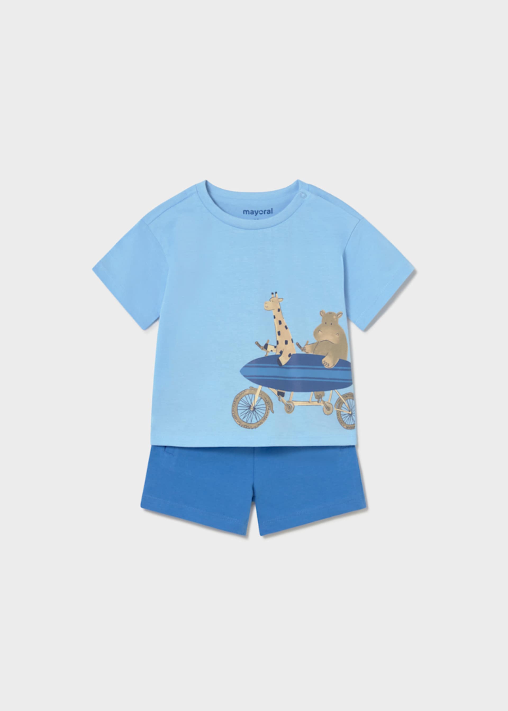 Baby Knit Shorts and T-Shirt 2-Piece Set