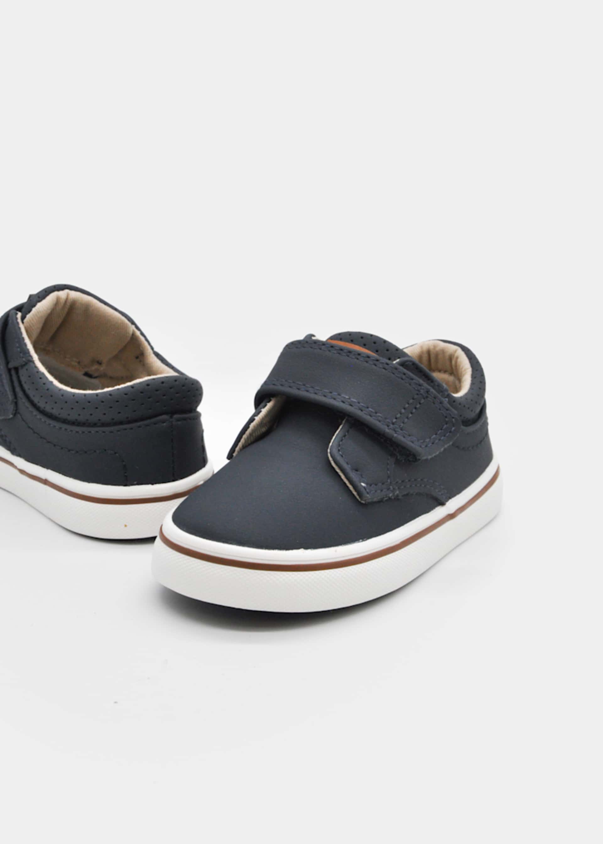 Chaussures en simili cuir à velcro bébé
