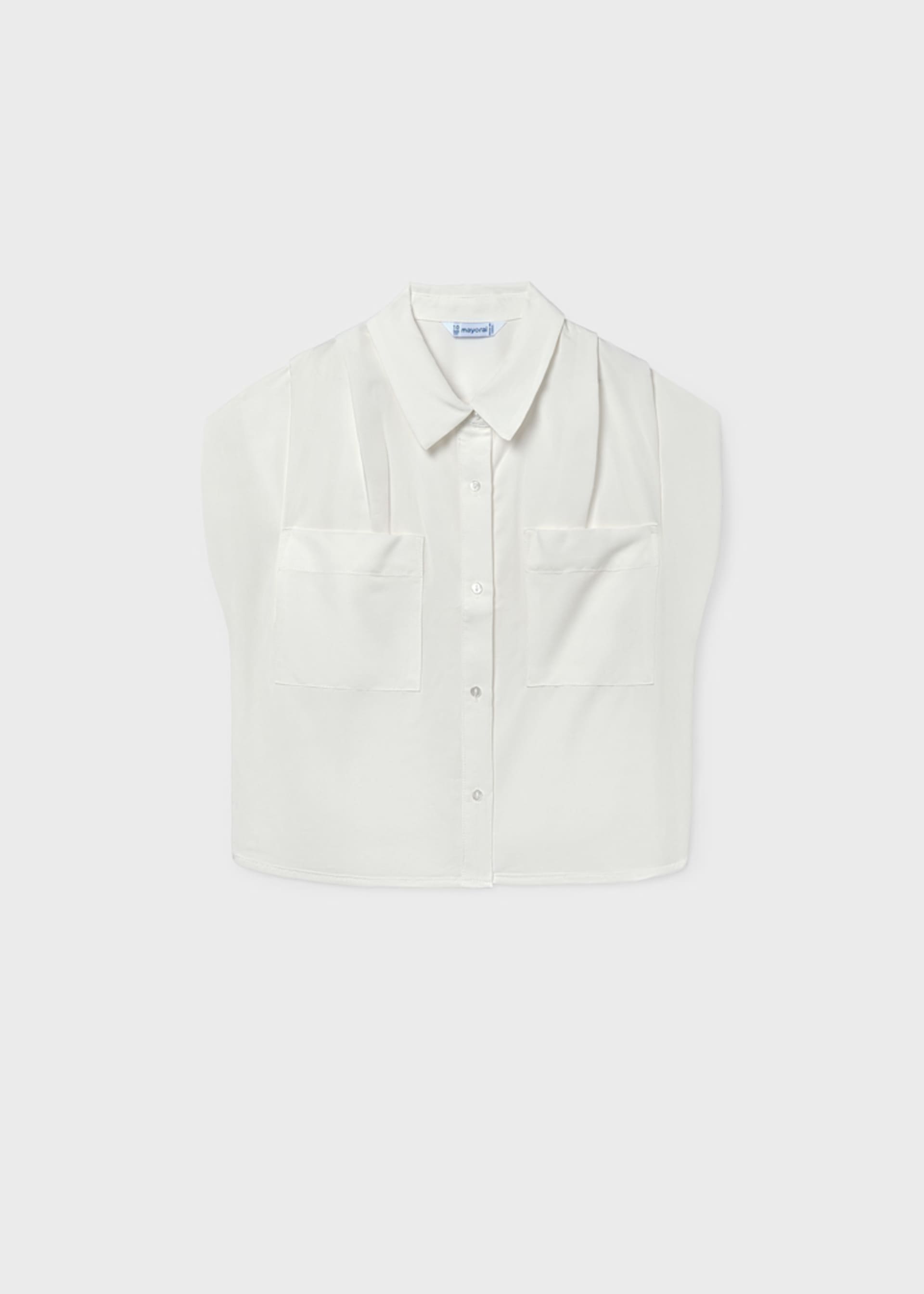 Blusa bolsos rapariga