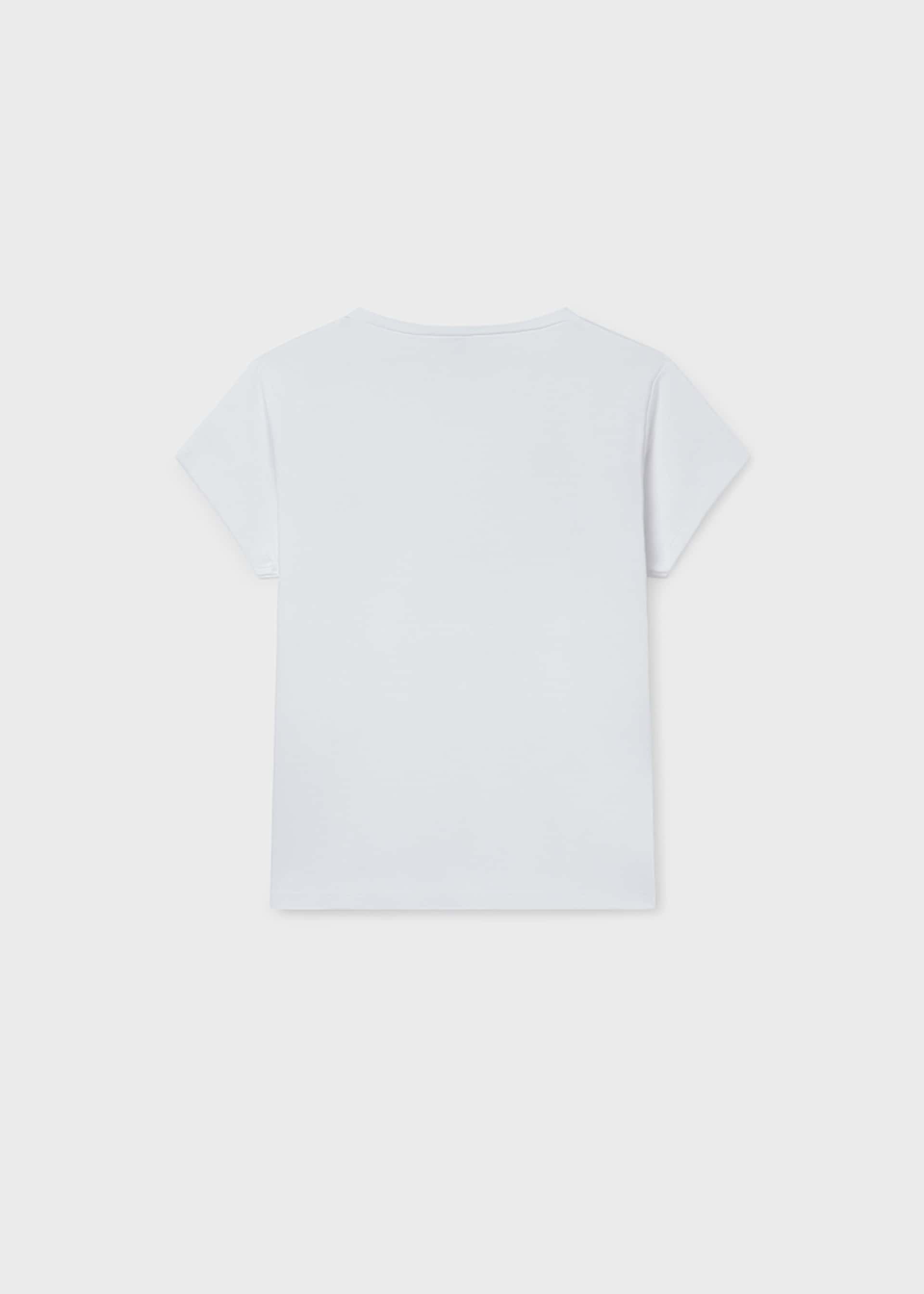 T-shirt laços básica rapariga