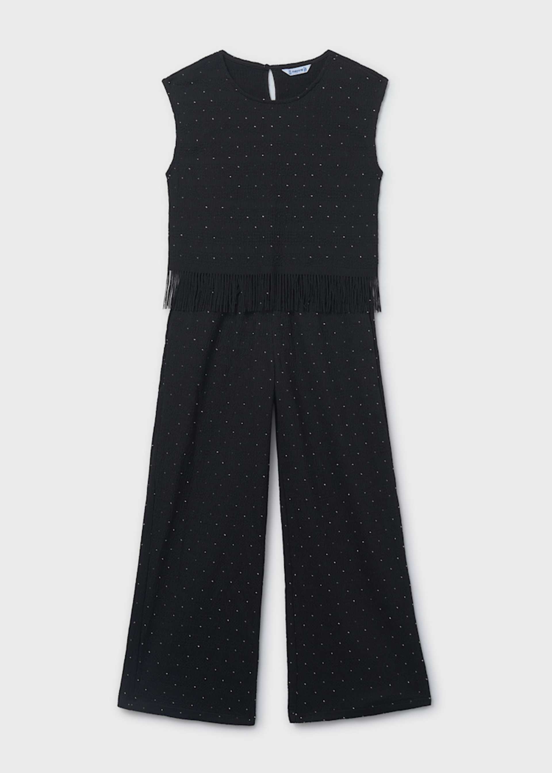 Girl Pants and Fringe Top Set