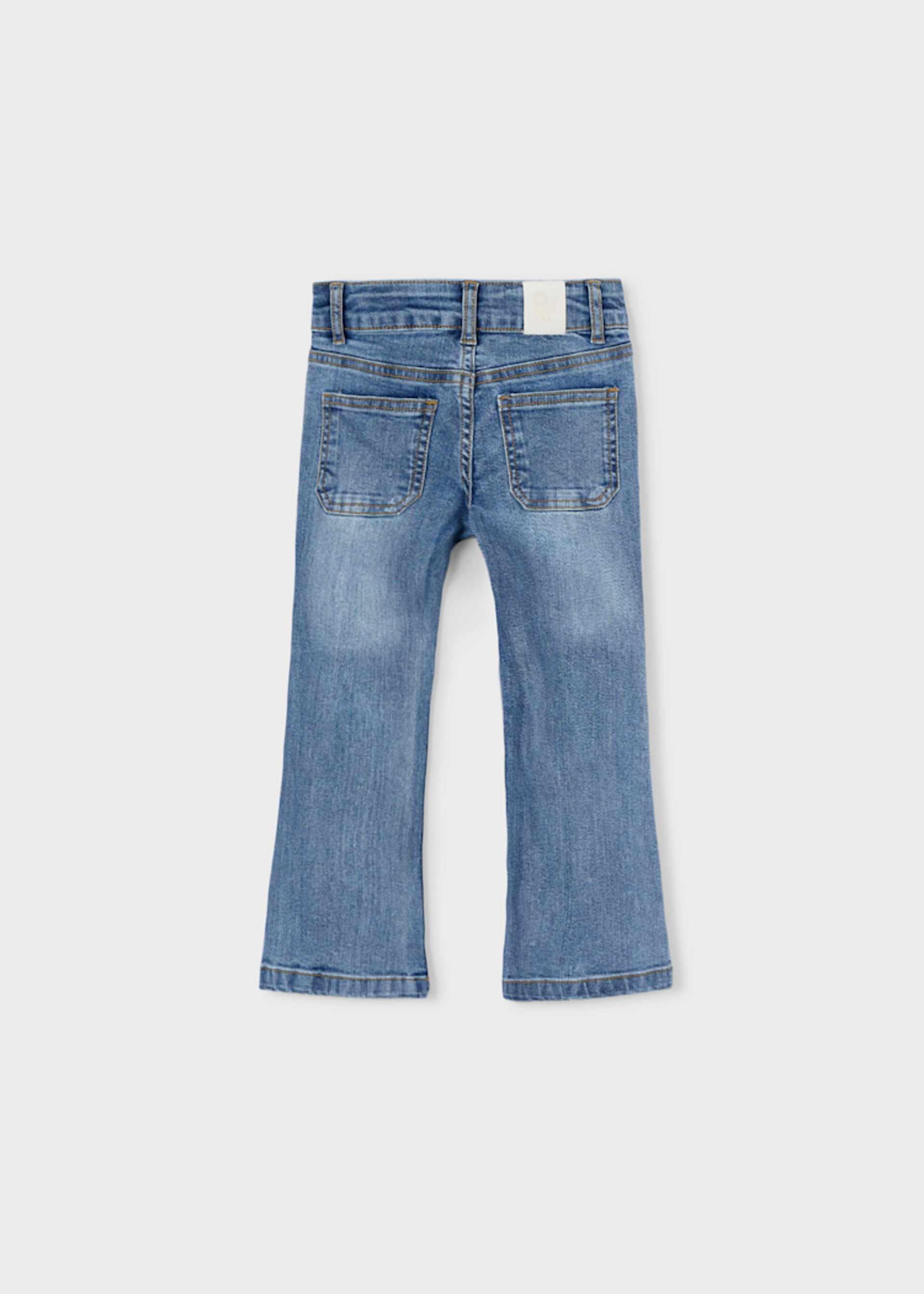 Pantalone jeans flare bambina