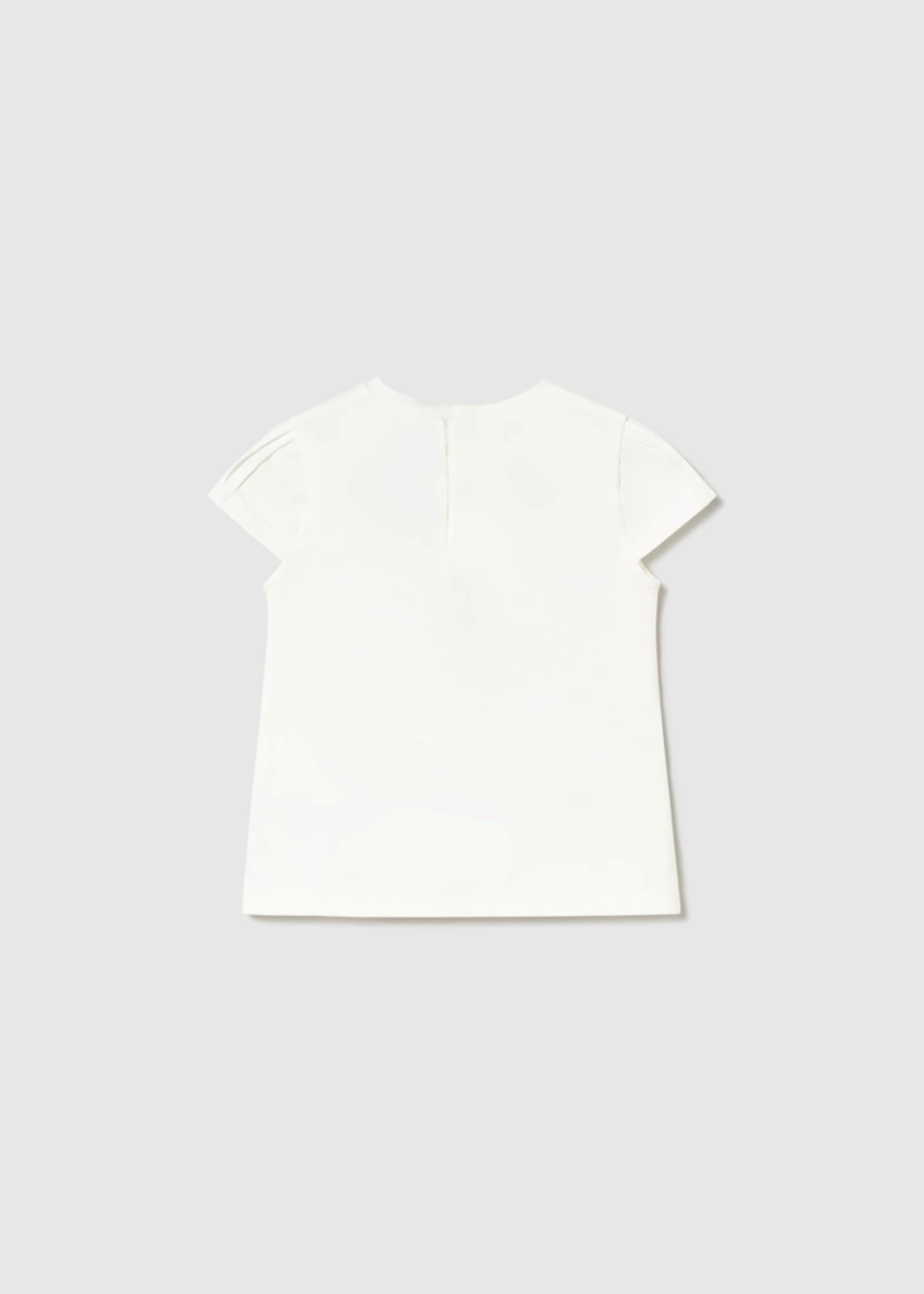 T-shirt applique citron bébé
