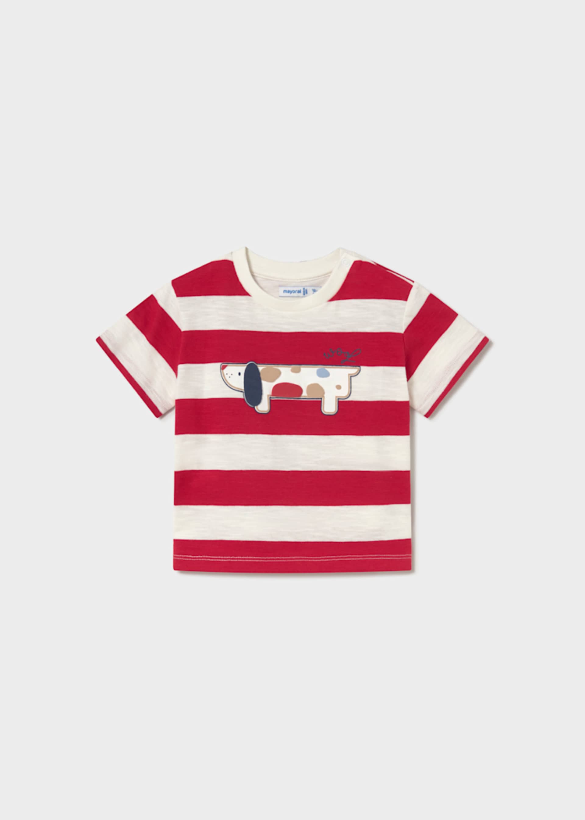 T-shirt riscas bebé