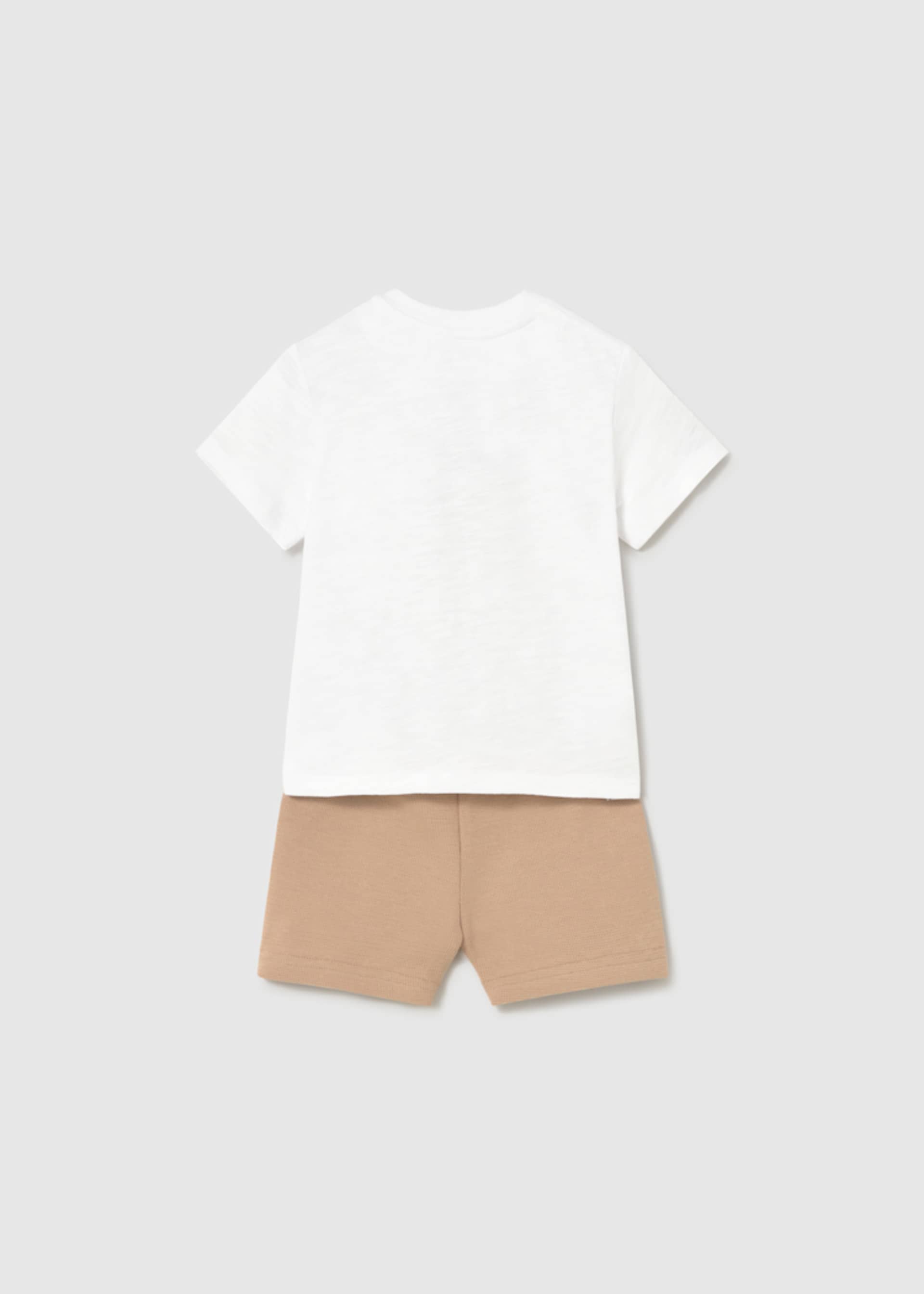 Set bermude si tricou catelus bebe
