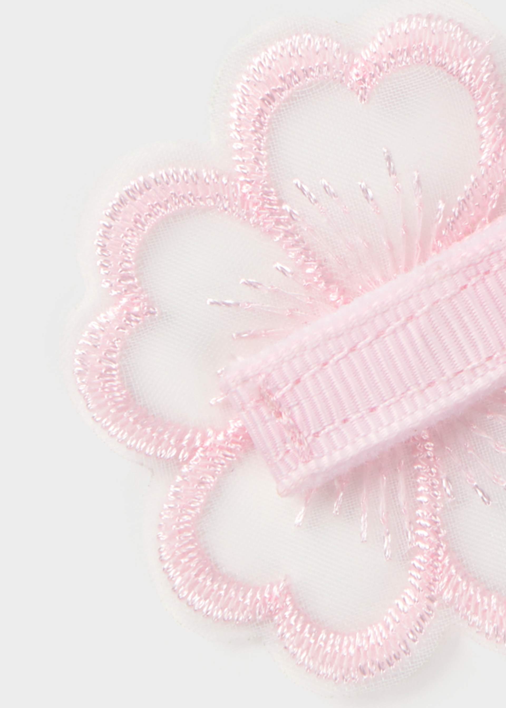 Baby guipure Velcro clip