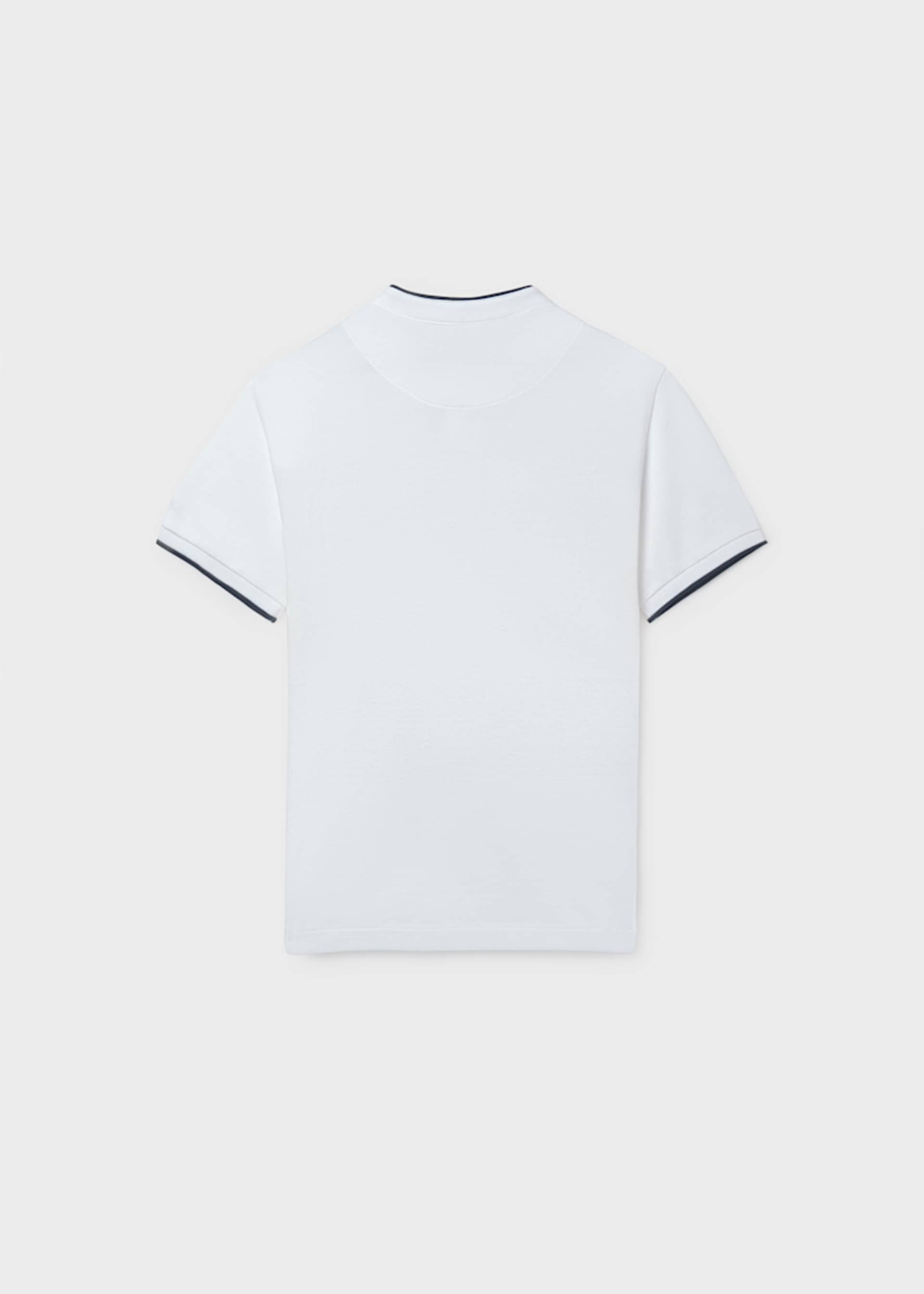 Polo piqué rayé garçon