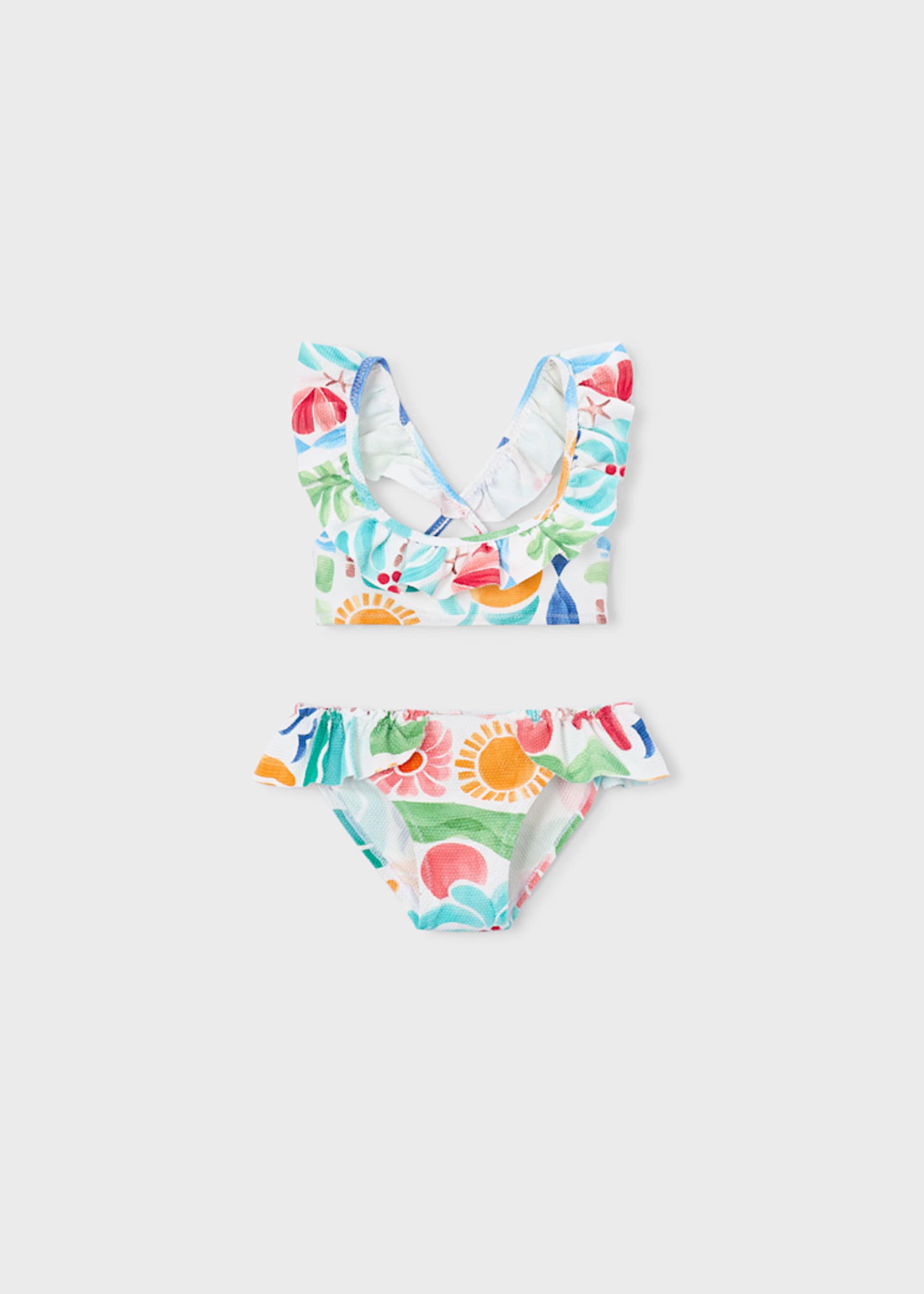 Bikini à volants fille