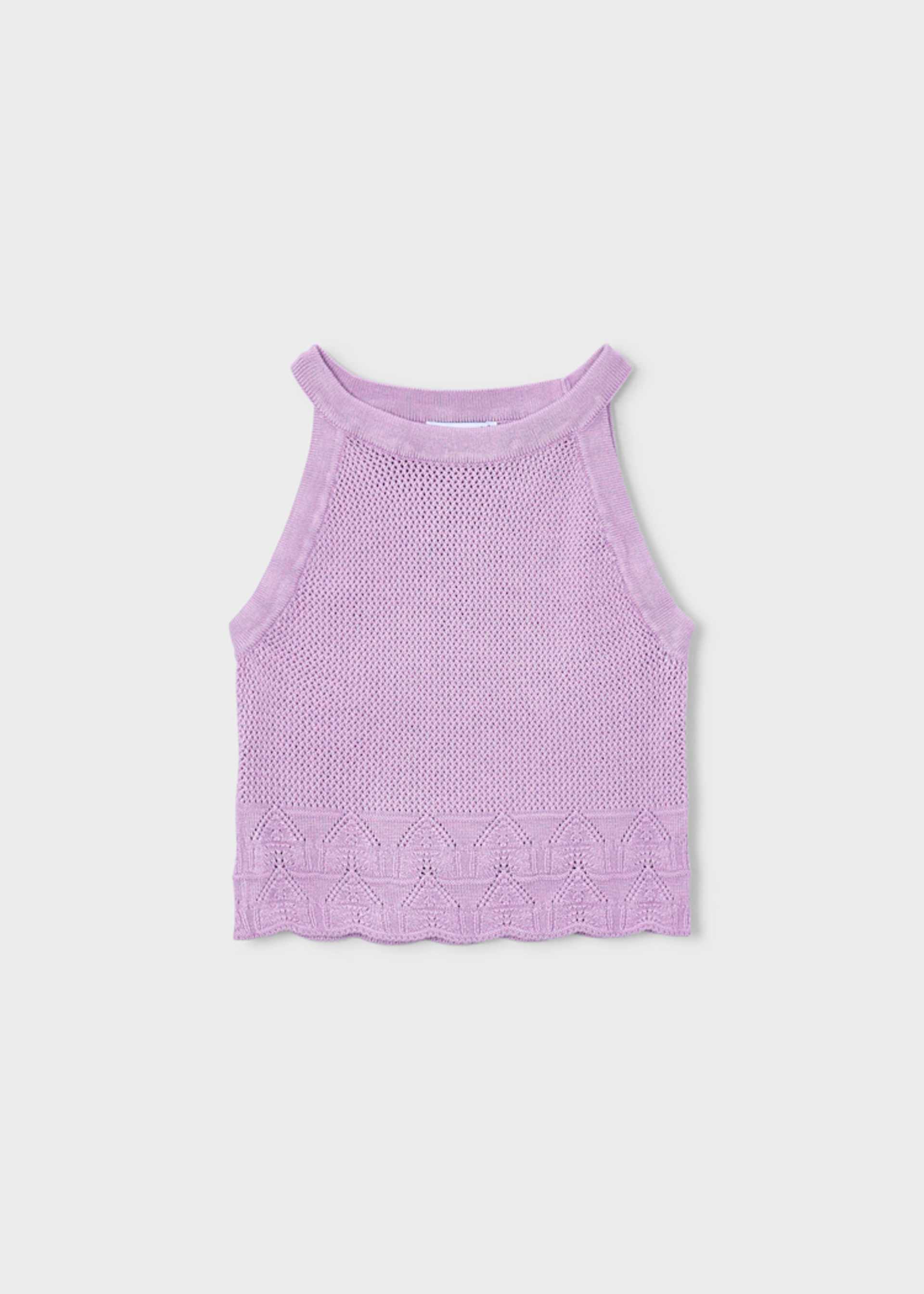 Top cuello halter niña