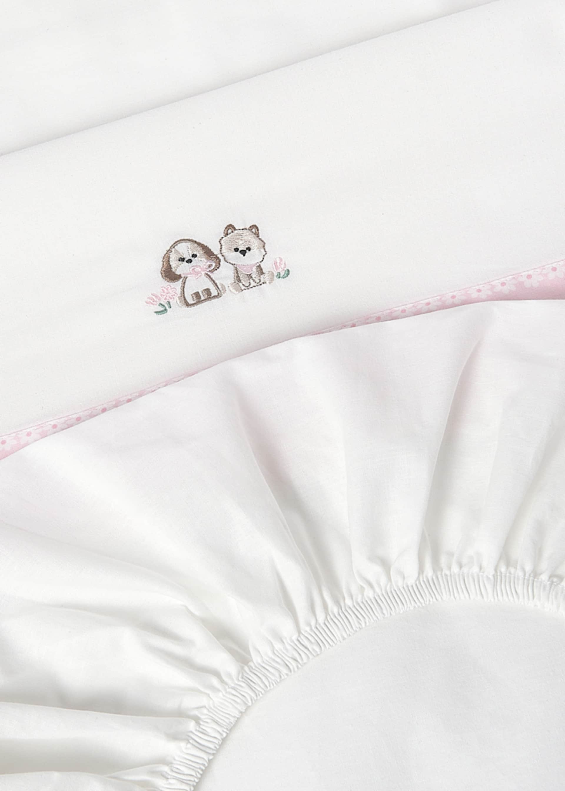 Baby cot sheet set