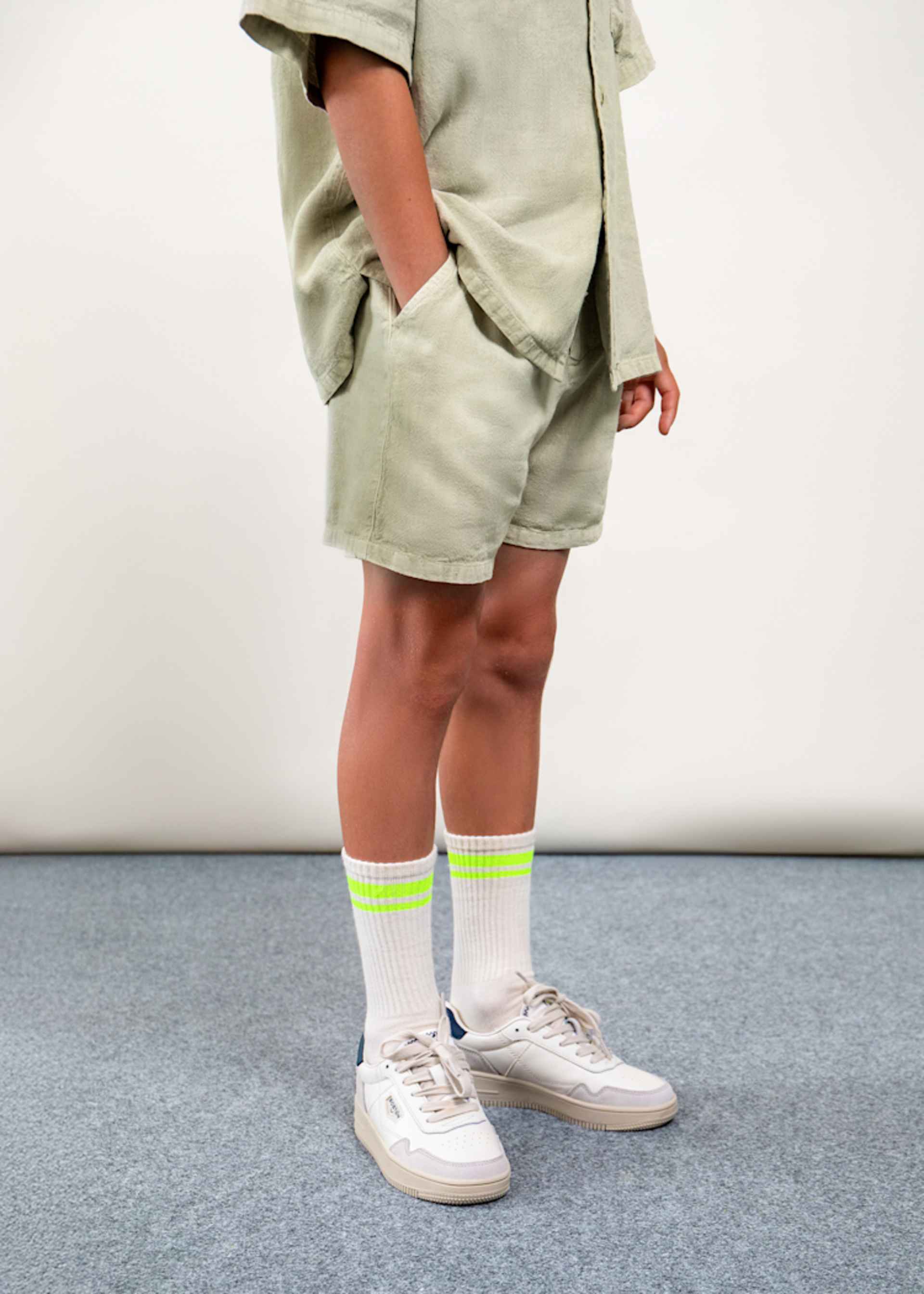 Leinen-Bermudas Boston Kids Jungen