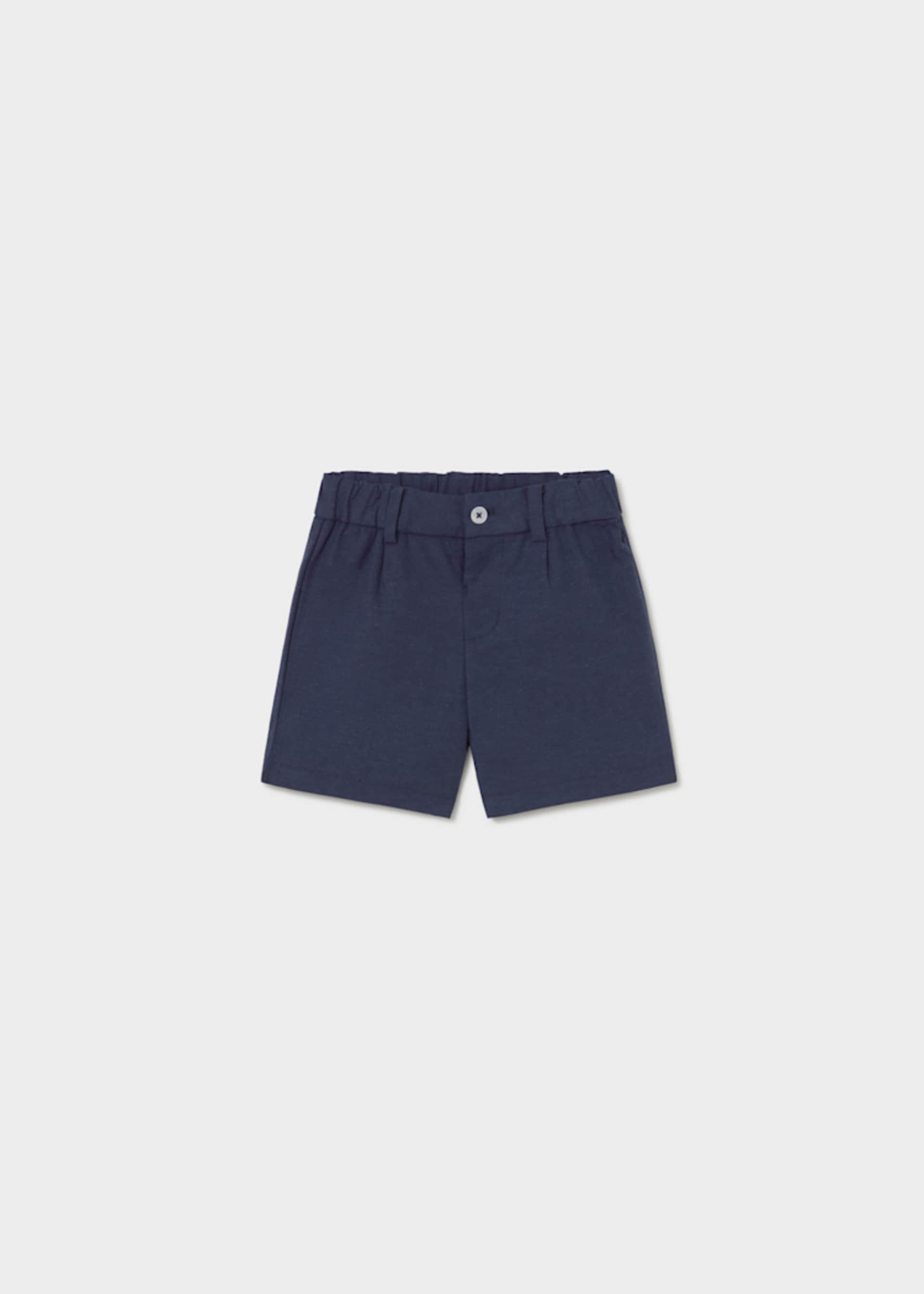Bermuda elegante com linho bebé