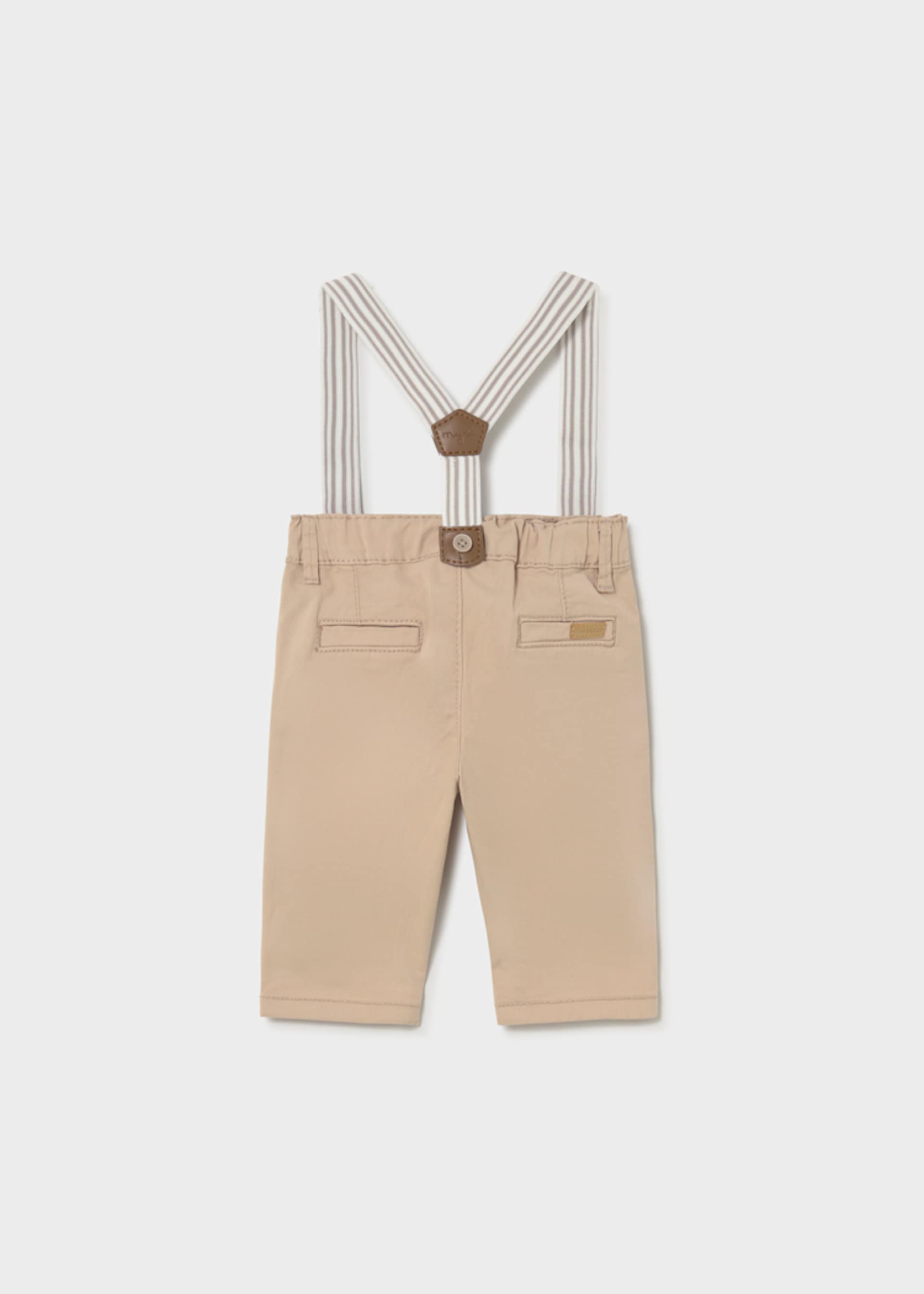 Lange Hose mit Trägern Neugeborene