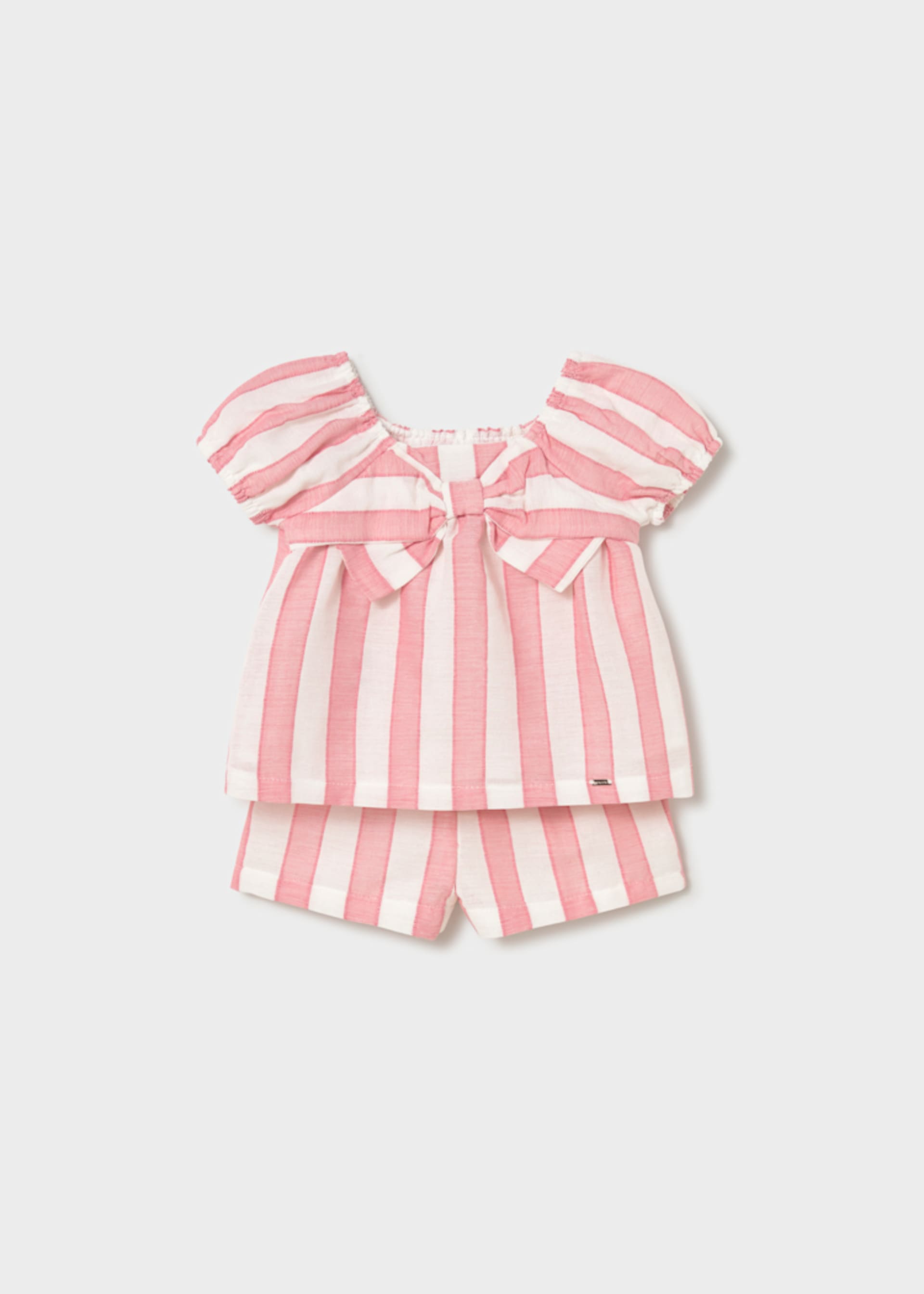 Set Bermudas und Bluse gestreift Baby