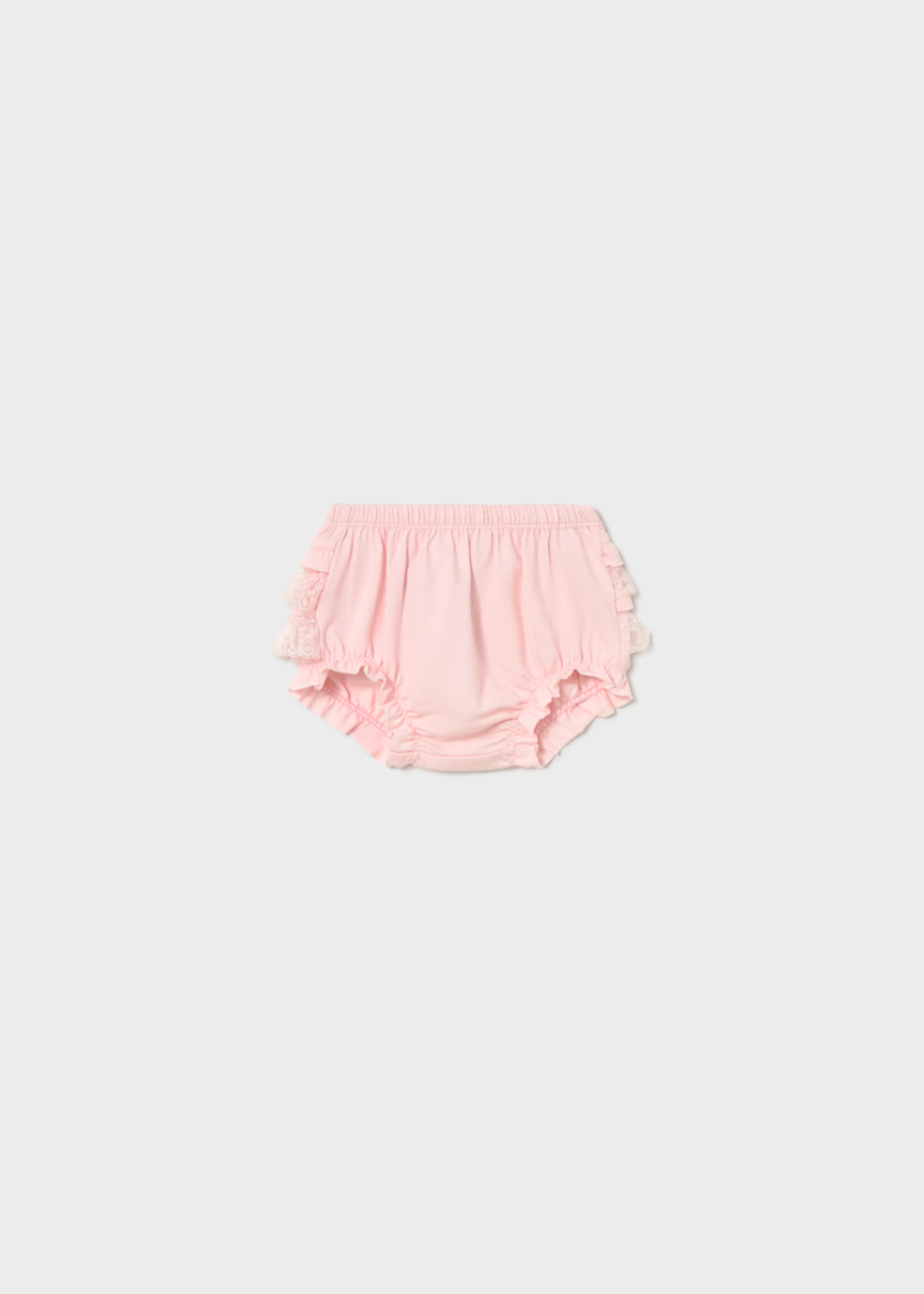 Newborn Girl Ruffled Bloomers