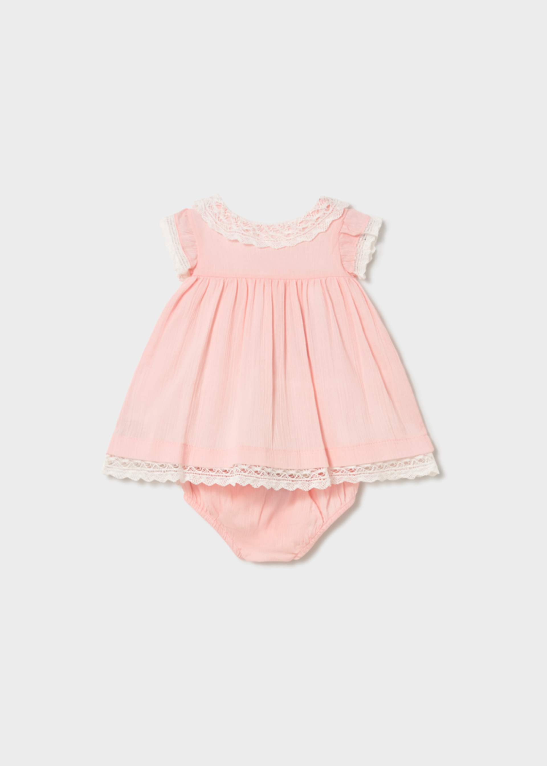 Ceremony dress newborn with nappy cover