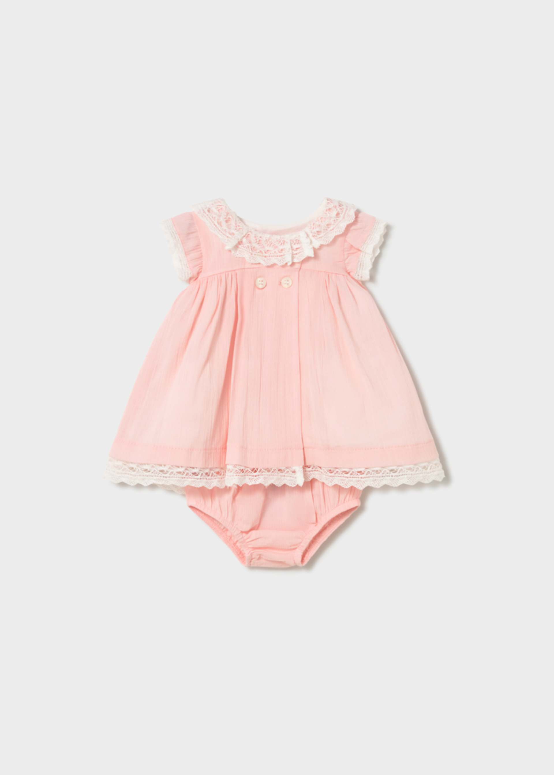 Ceremony dress newborn with nappy cover