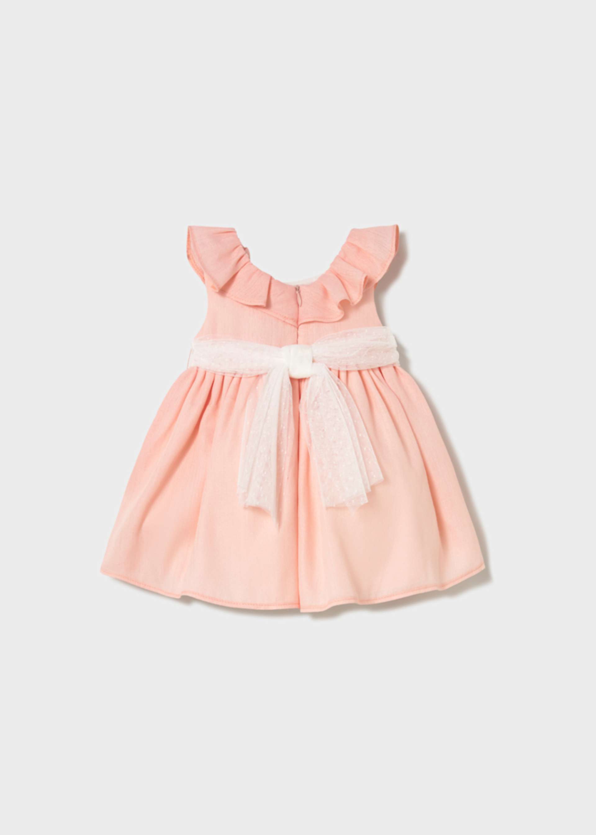 Vestido tule com faixa bebé