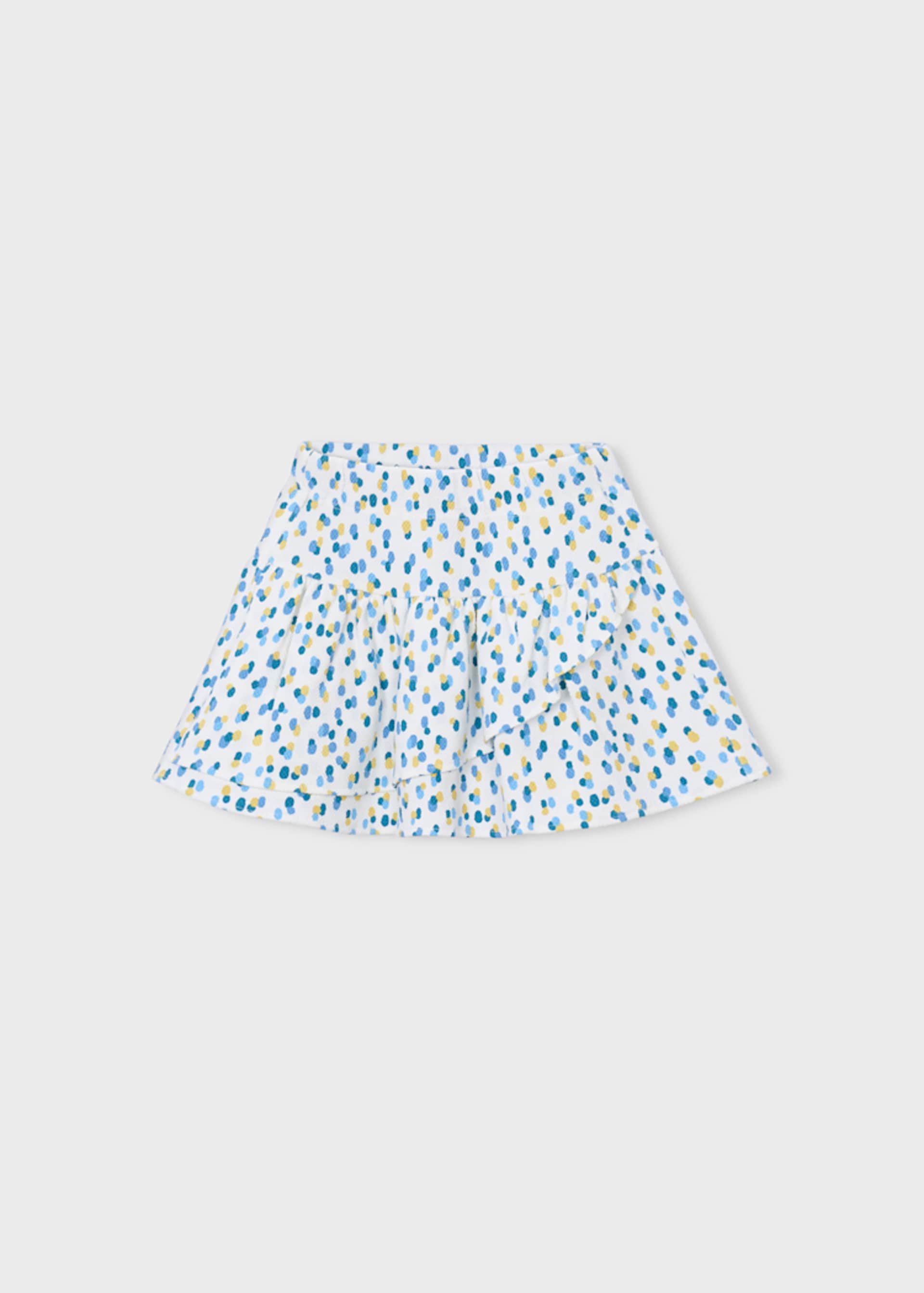 Falda punto estampado niña
