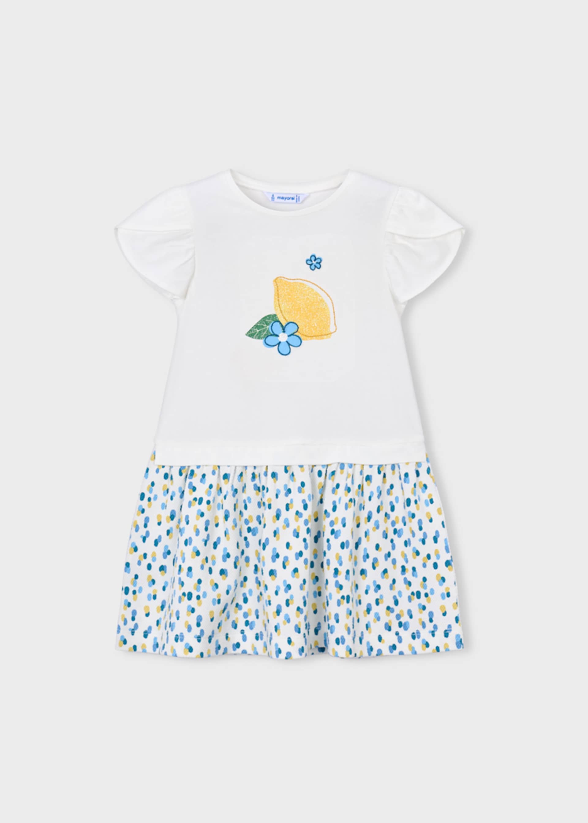 Robe combinée fille