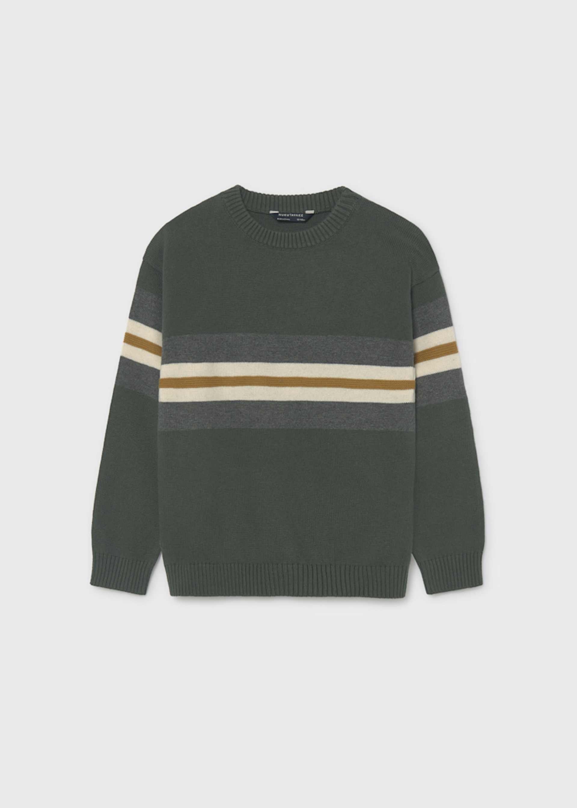 Boys' block-pattern jumper