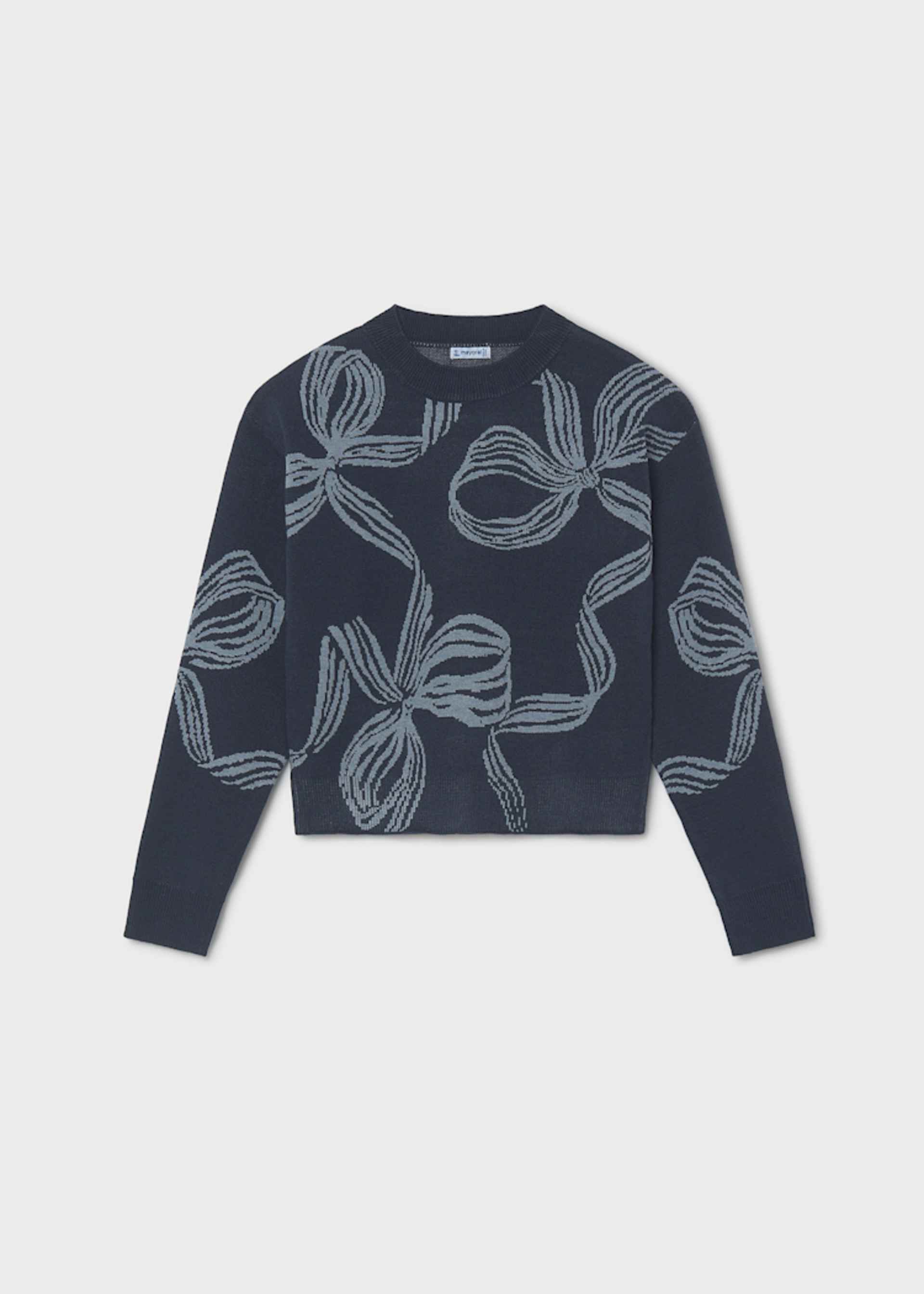 Girls' bow-tie jumper Girls' bow-tie jumper