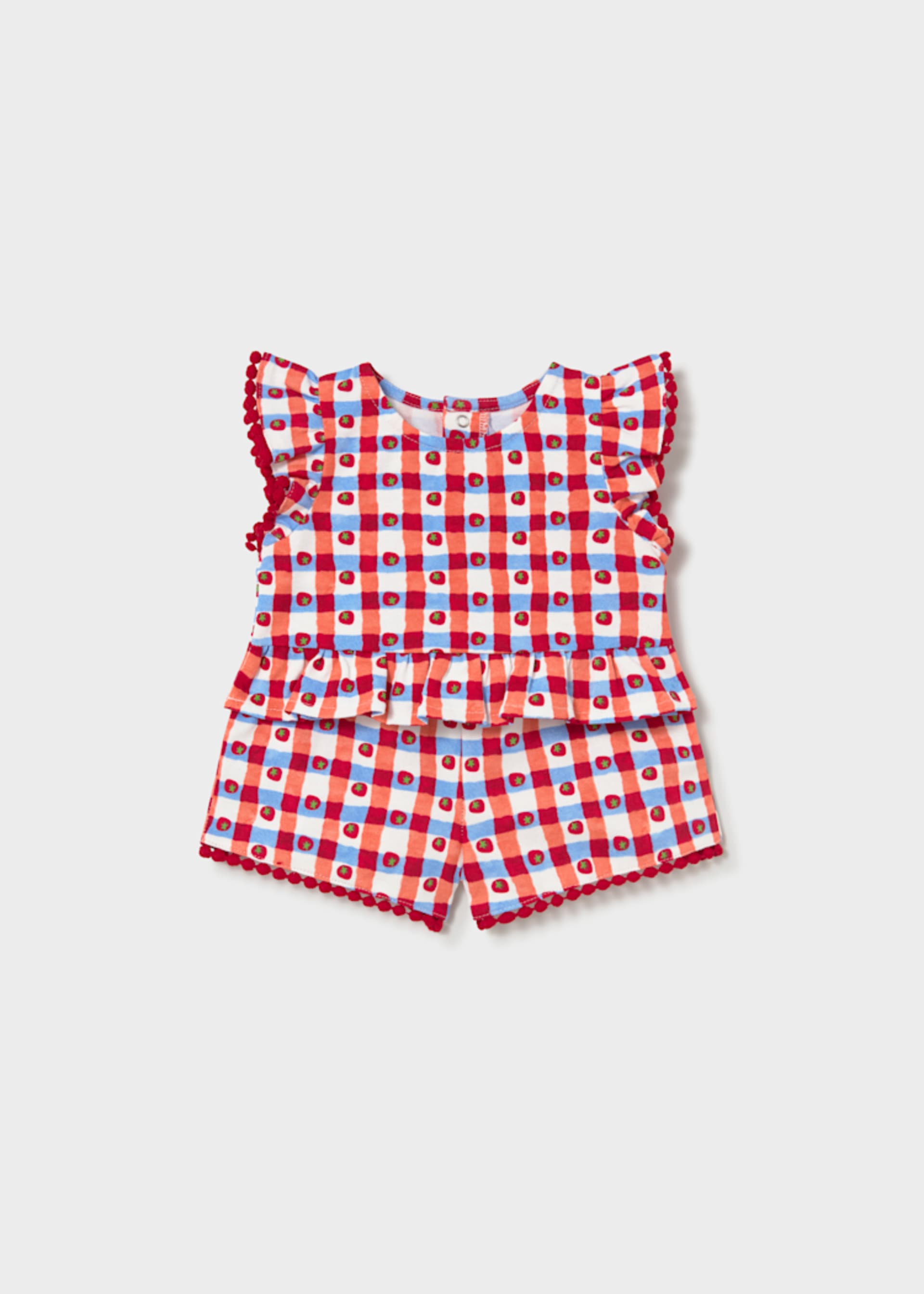 Conjunto bermuda estampado bebé